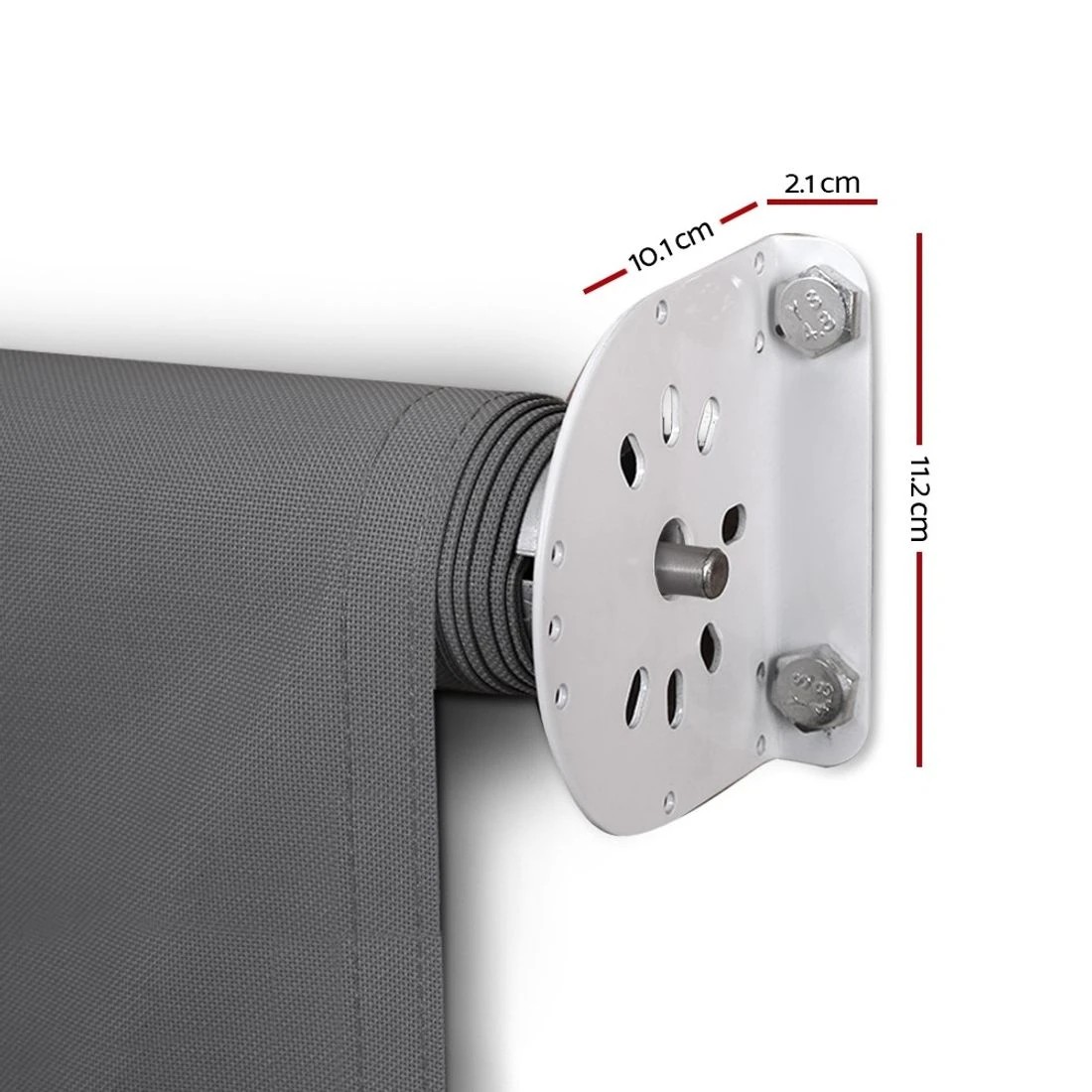 3 Instahut Window Fixed Pivot Arm Awning Patio Outdoor Blinds Retractable 2.8X2.1M - Grey, 3 of 6