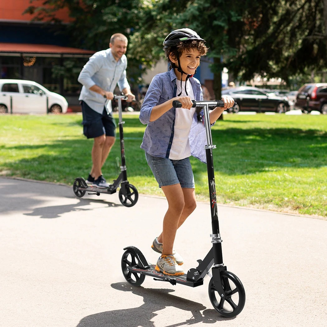 7 Monvelo Push Folding Kick Scooter Blackth, 7 of 8