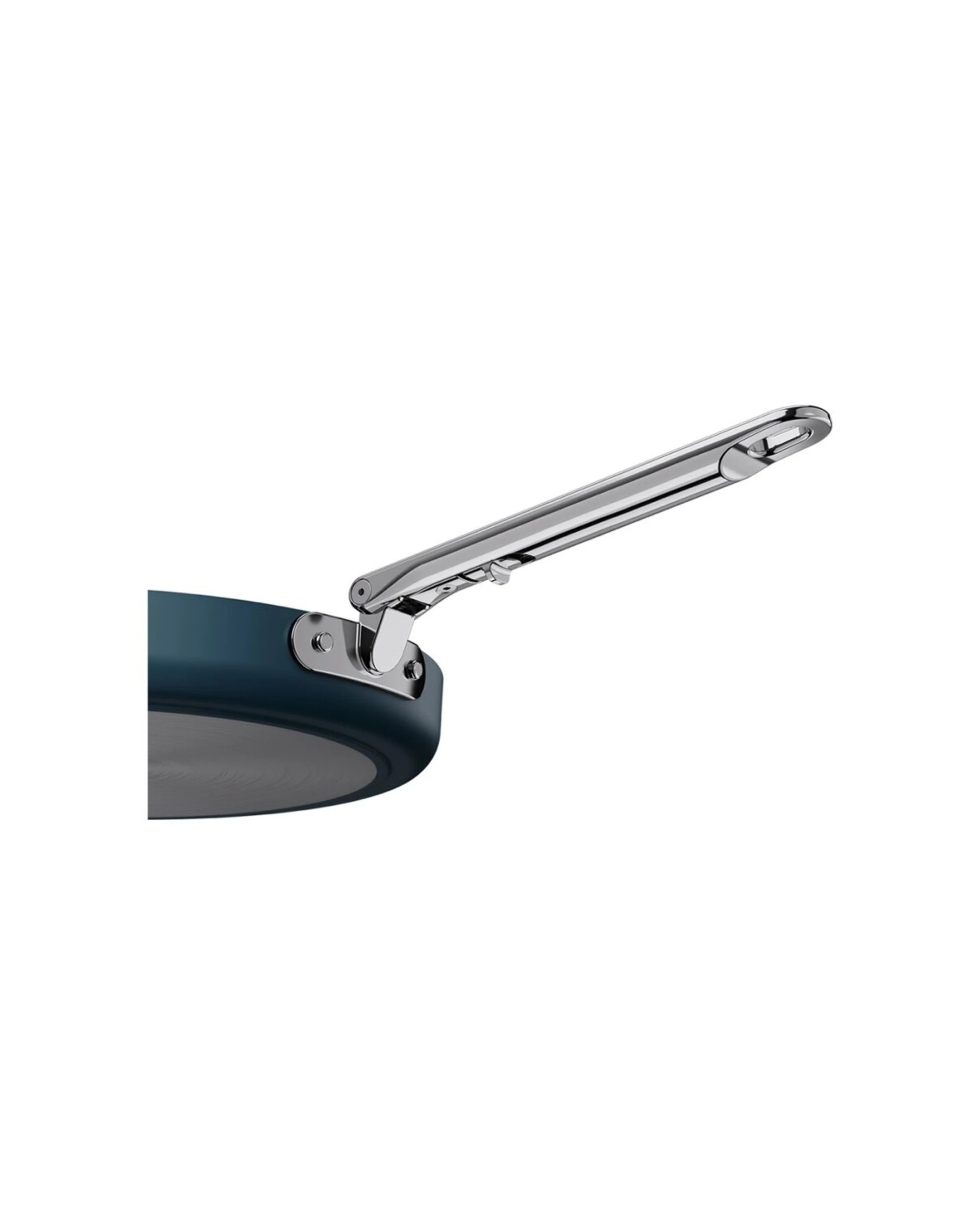 4 Joseph Joseph 28cm Shallow Induction Frying Pan With Foldable Handle Midnight - Blue, 4 of 7