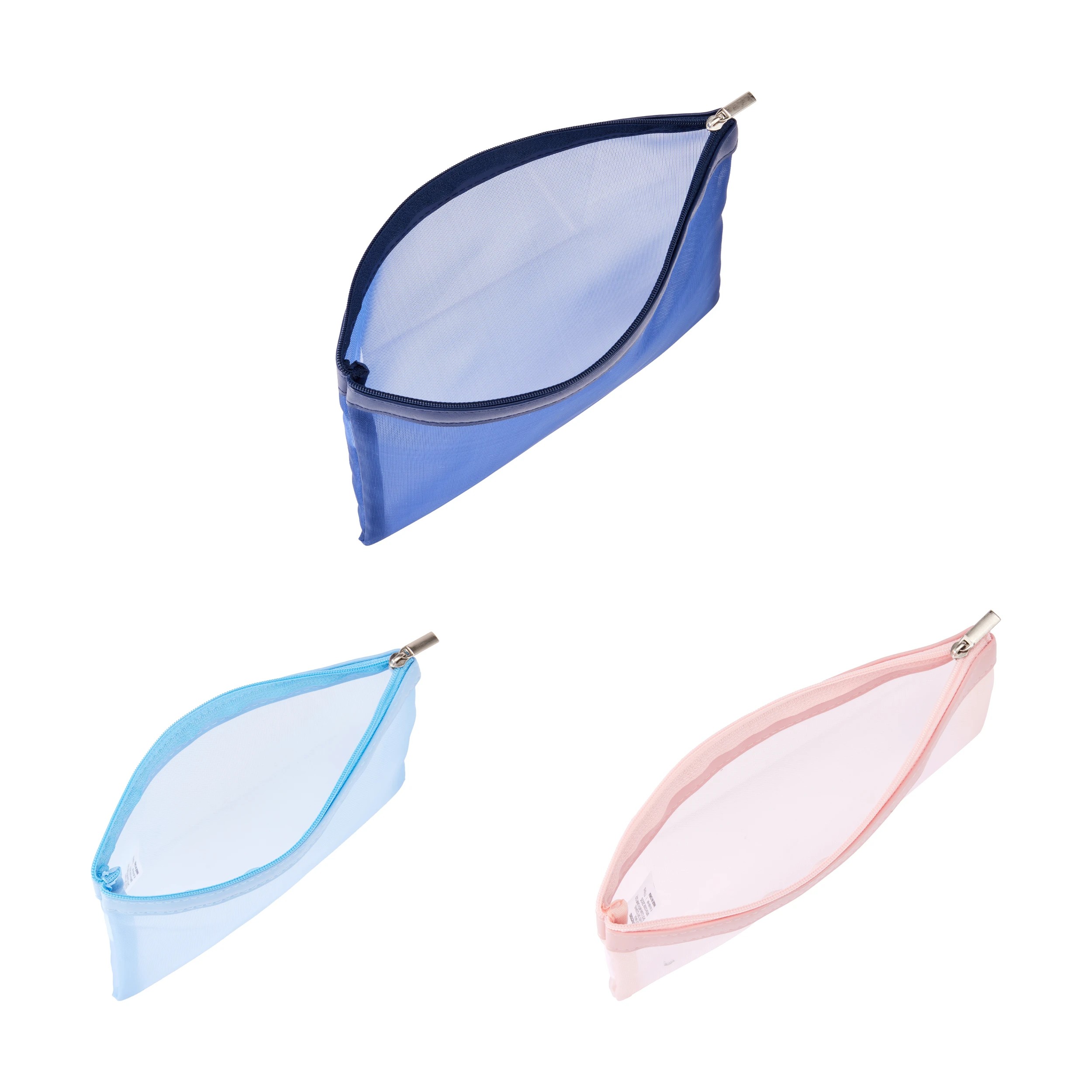 5 3 Pack Mesh Pencil Case, 5 of 6