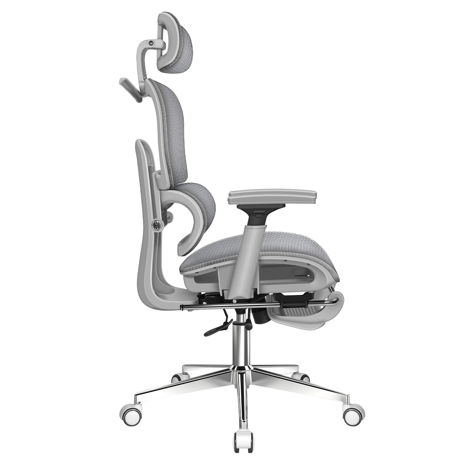 8 Alfordson Ergonomic Office Chair Mesh Executive Racing Computer Seat - Grey, 8 of 10
