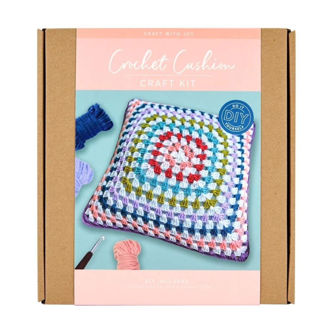1 Crochet Cushion Craft Kit, 1 of 3