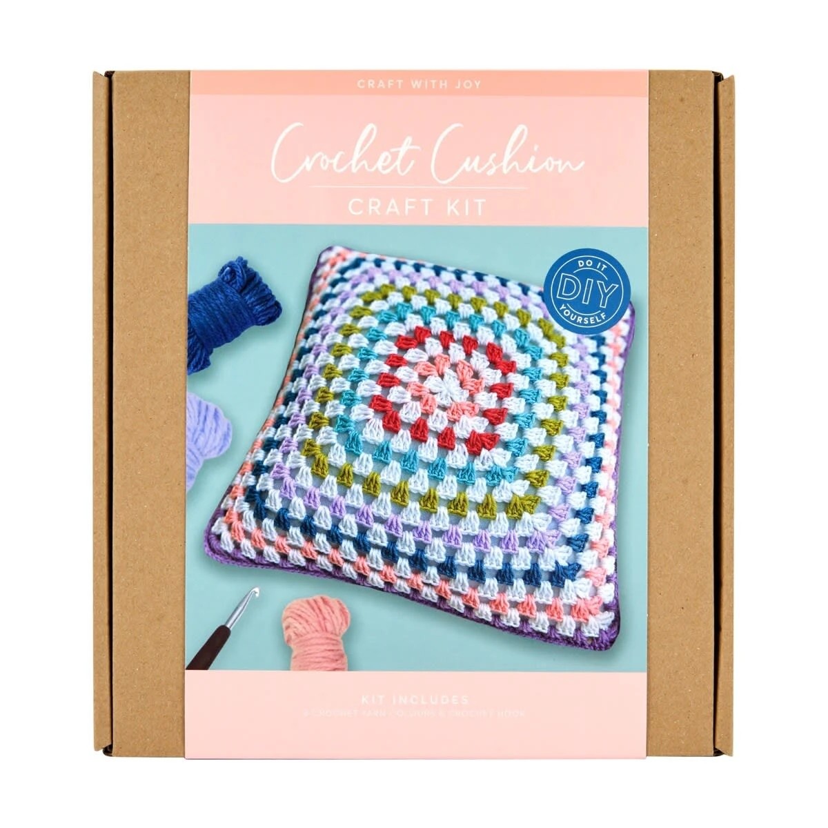 1 Crochet Cushion Craft Kit, 1 of 3