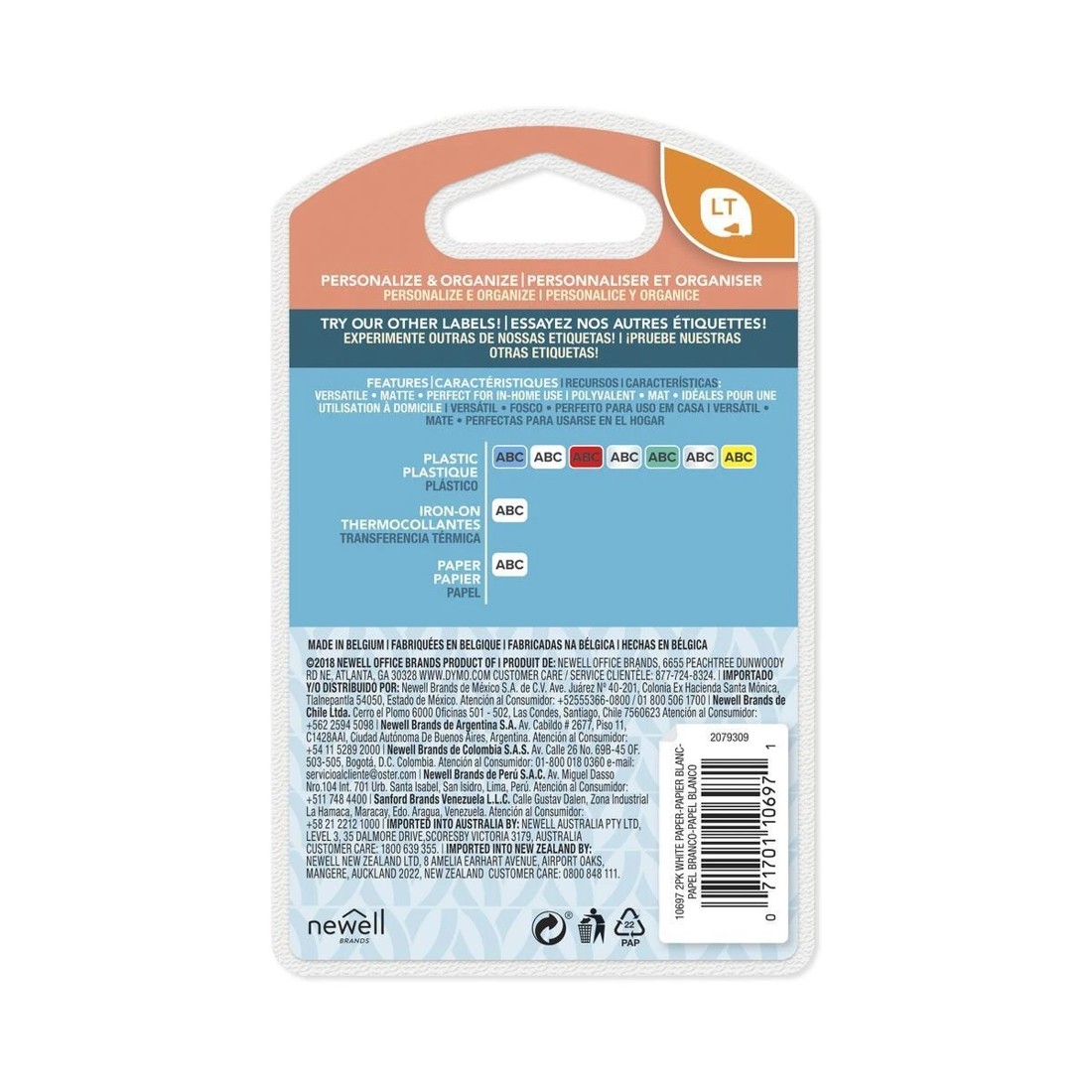 3 Dymo Letratag Paper Tape, 3 of 3