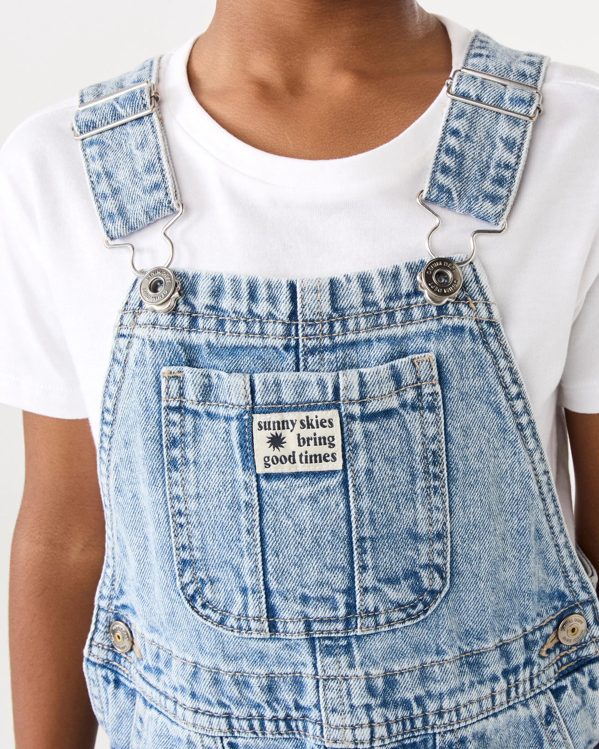 4 Denim Overalls Bleach Blu, 4 of 8
