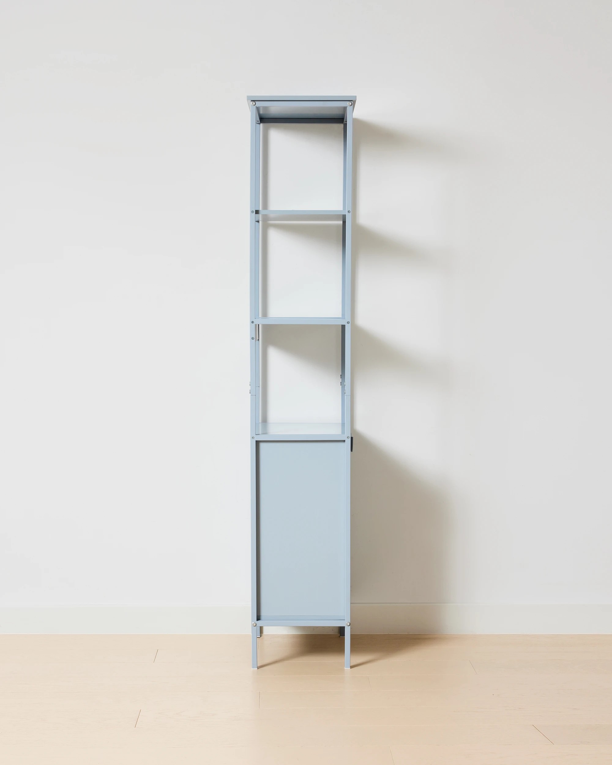 4 Stevie Tall Storage Unit with Shelves - Blue, 4 of 8