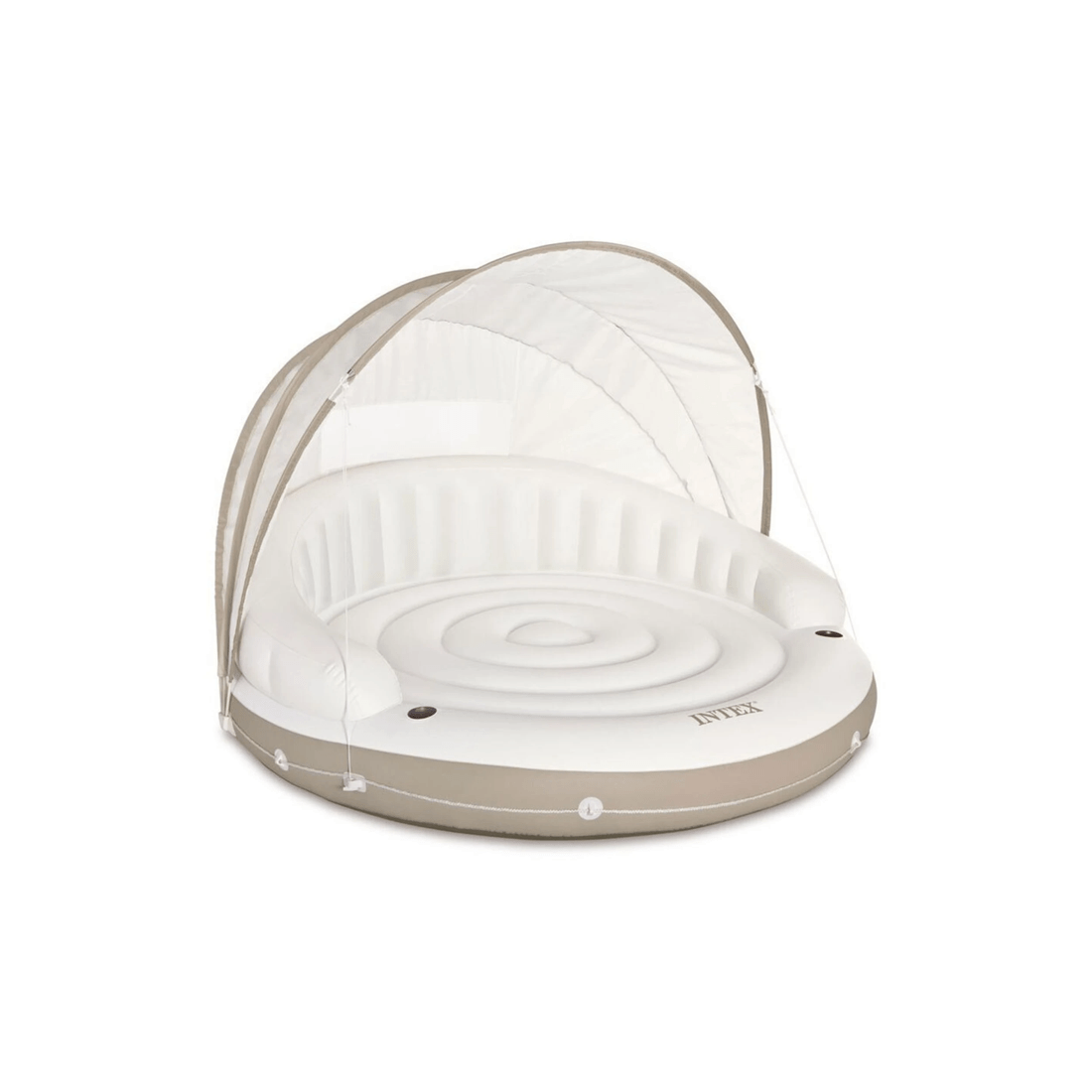 1 INTEX Inflatable Pool With Shade - Adult Inflatable Pool - 78.5in X 59in - White, 1 of 3