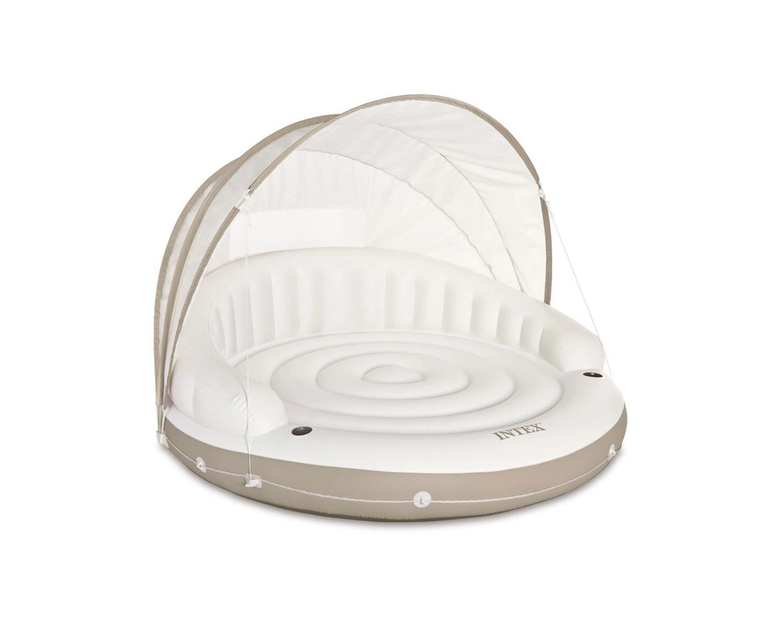 1 INTEX Inflatable Pool With Shade - Adult Inflatable Pool - 78.5in X 59in - White, 1 of 3