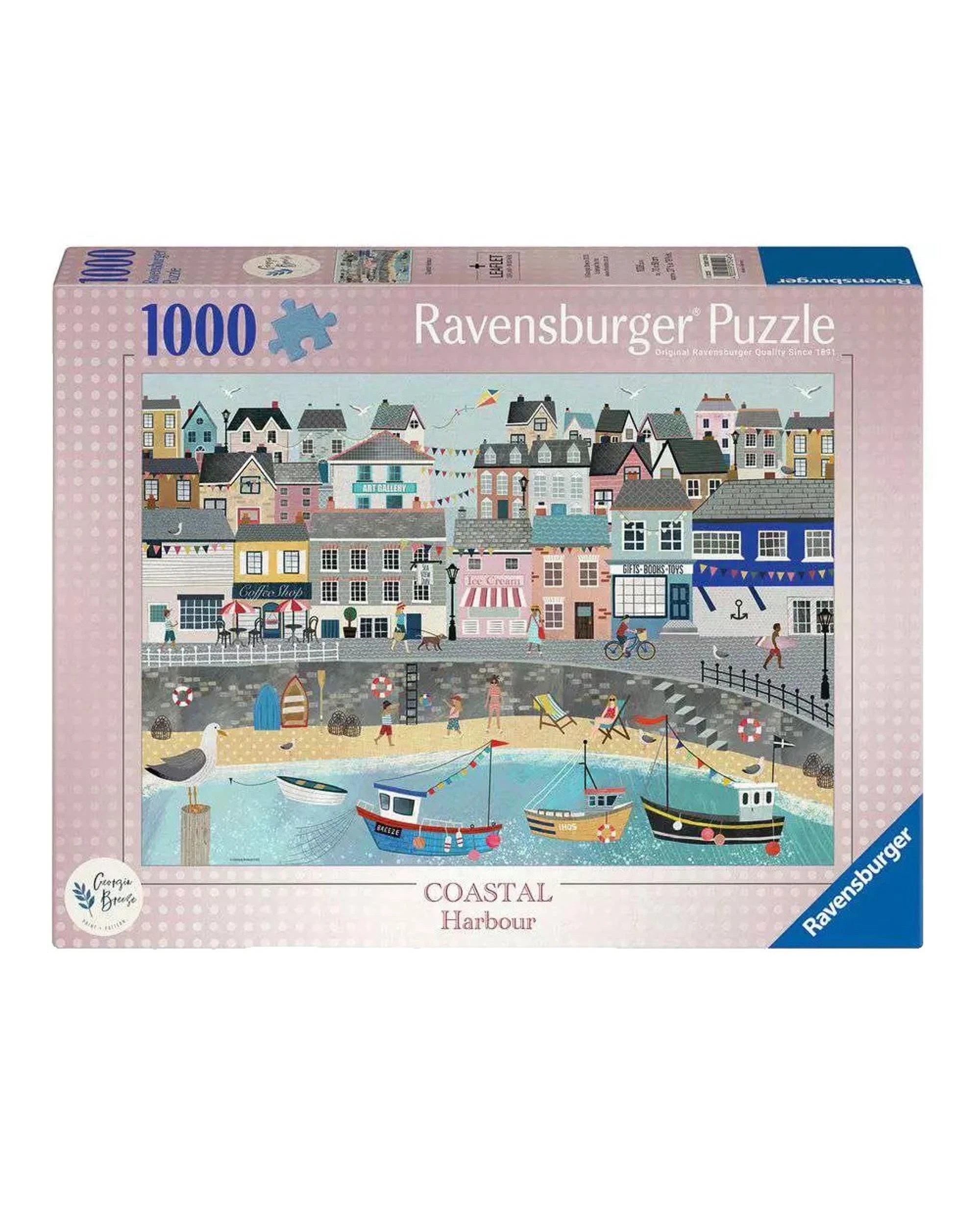 1 Ravensburger Coastal Harbour 1000 Piece Jigsaw Puzzle, 1 of 2
