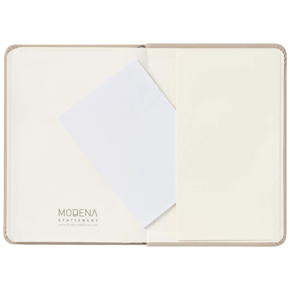 5 Modena A6 PU Plain Notebook Beige, 5 of 5