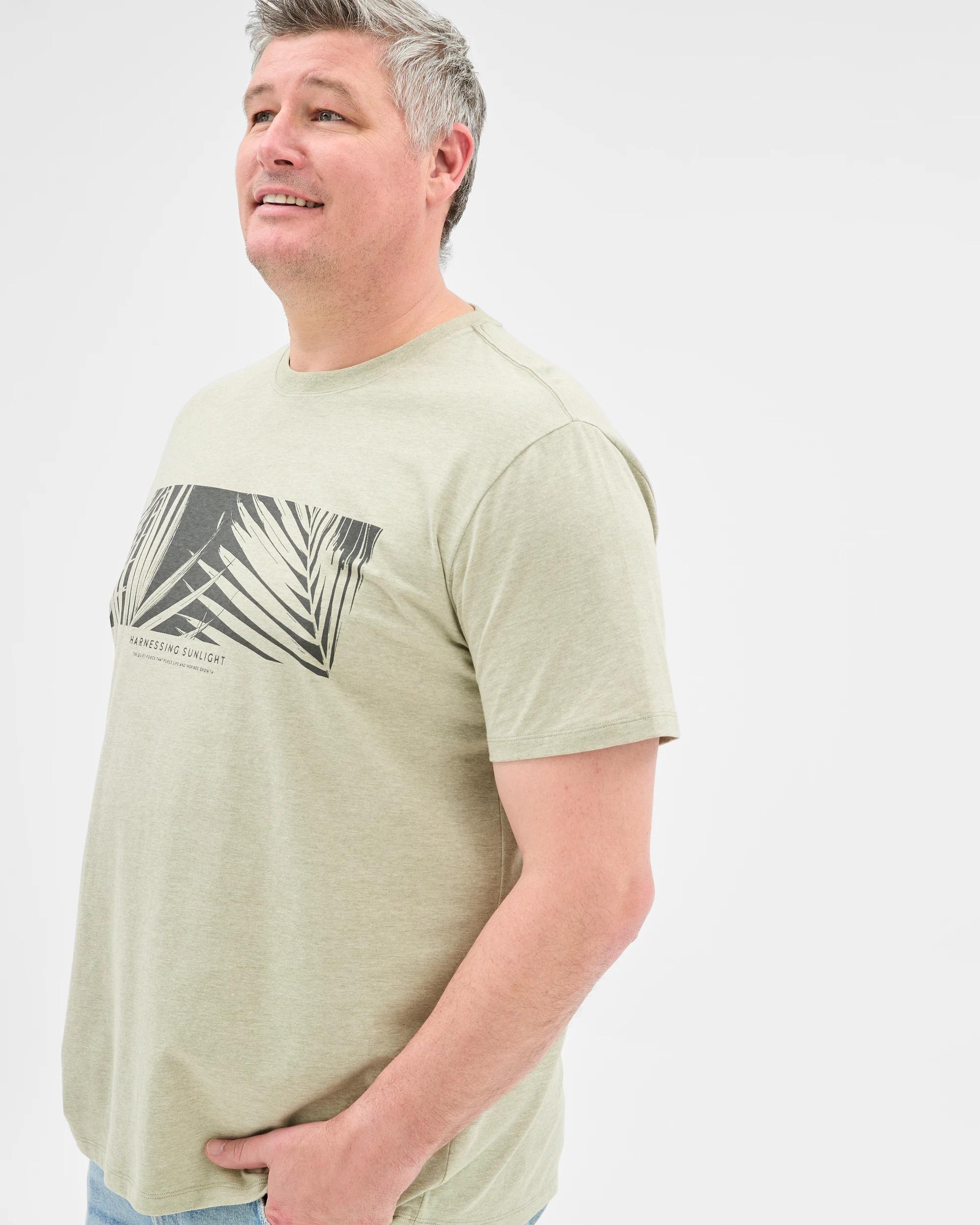 2 Target Plus Size Australian Cotton Rich T-shirt SEA GRASS, 2 of 5