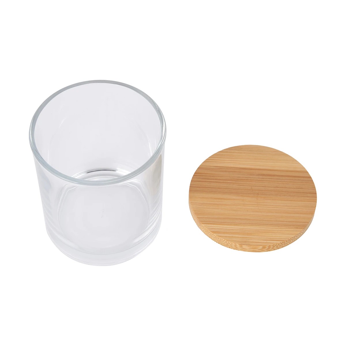 2 Candle Jar Glass - Clear, 2 of 8