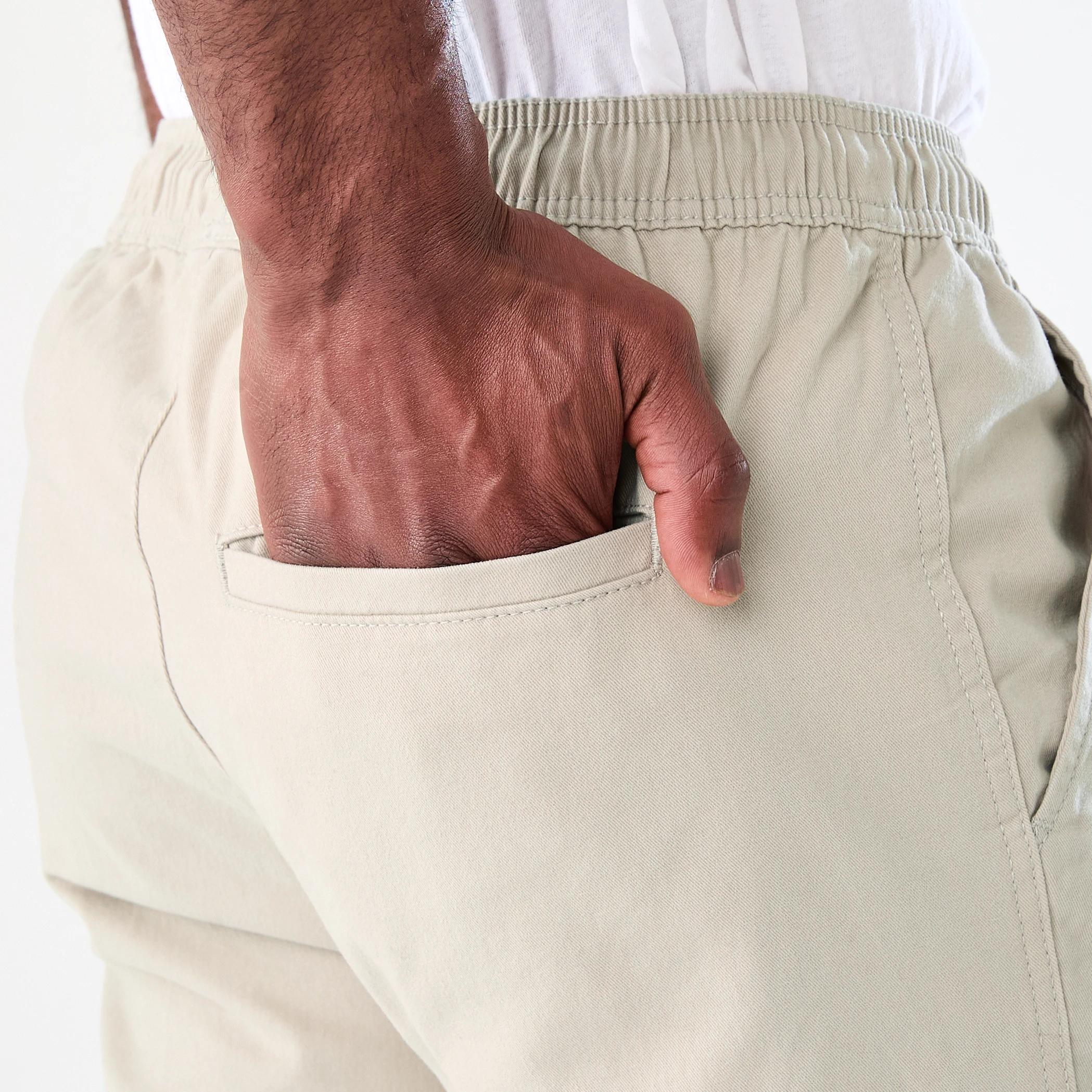 5 Elastic Waist Cuffed Joggers Bge Ntrl, 5 of 7