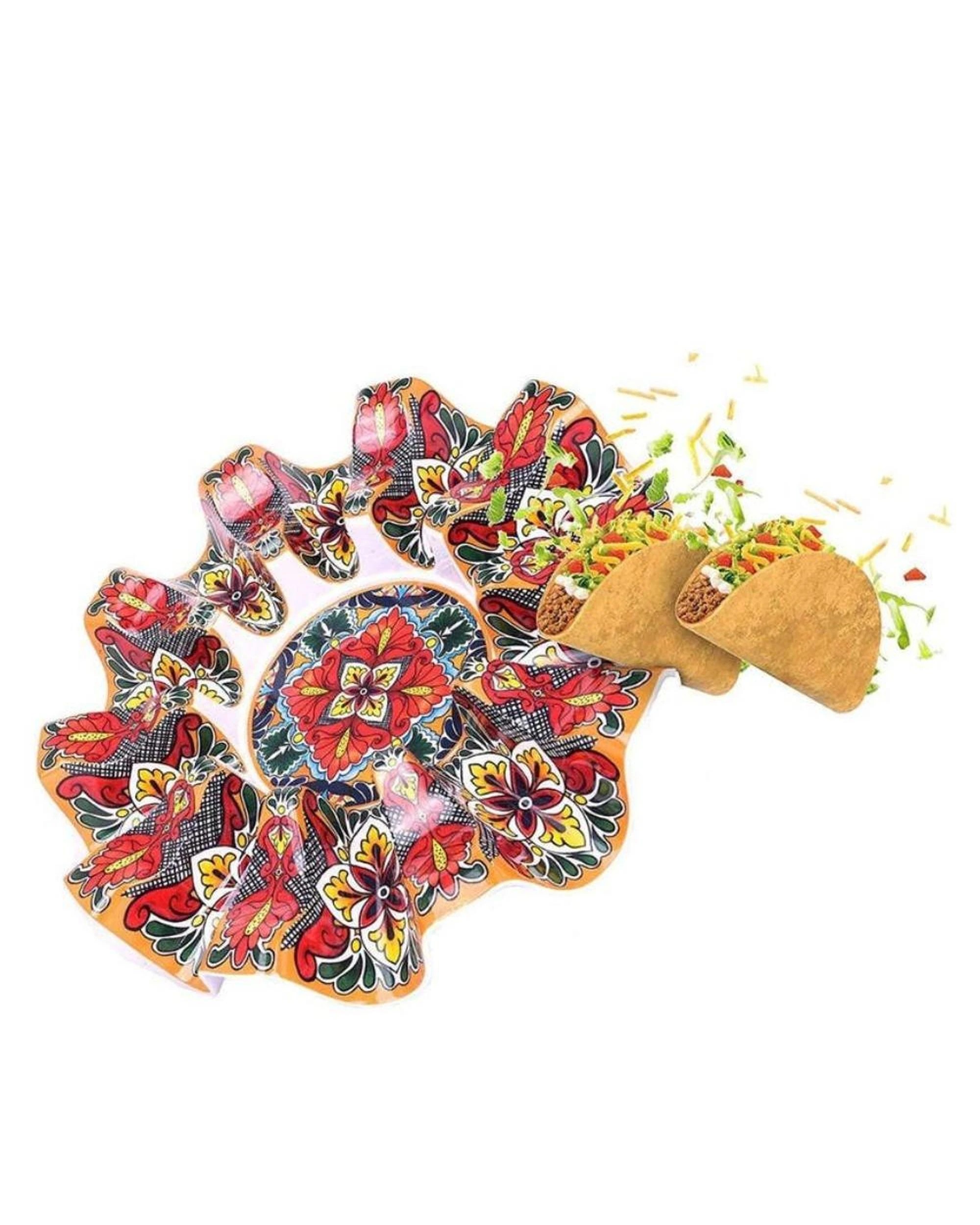 3 Prepara Taco Carousel Holder Stand  Holds 10, 3 of 3