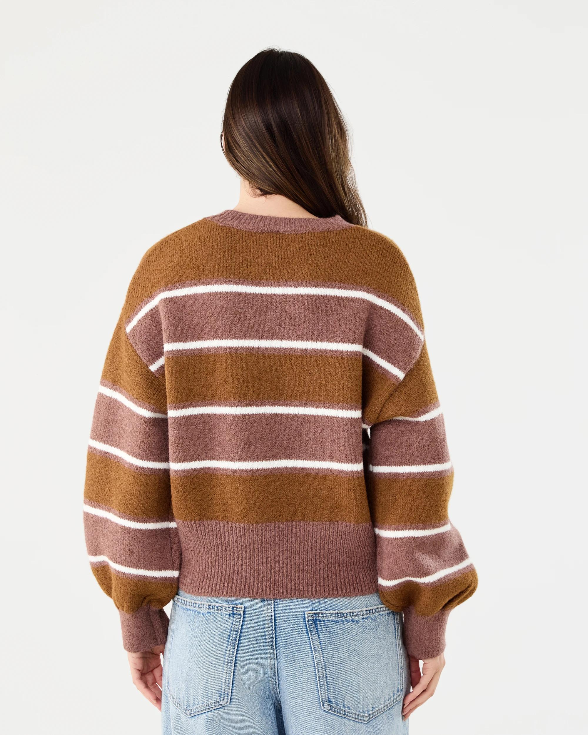 3 Fluffy Stripe Jumper Bchg St, 3 of 7
