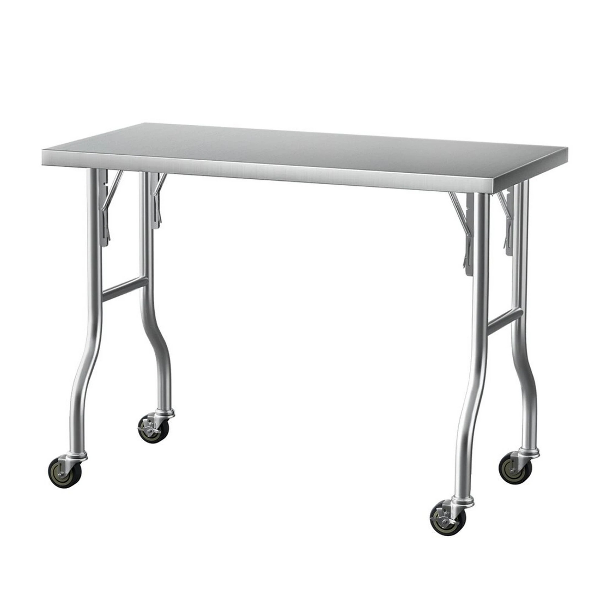 4 Cefito Stainless Steel Kitchen Benches Work Bench Wheels - Multi, 4 of 7