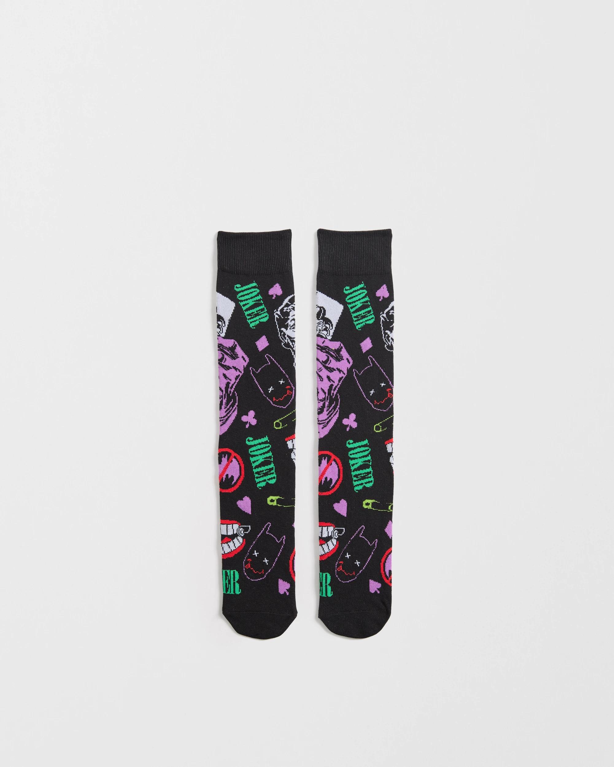 1 Swag Licensed Crew Socks - DC Joker BLACK JOKER, 1 of 3
