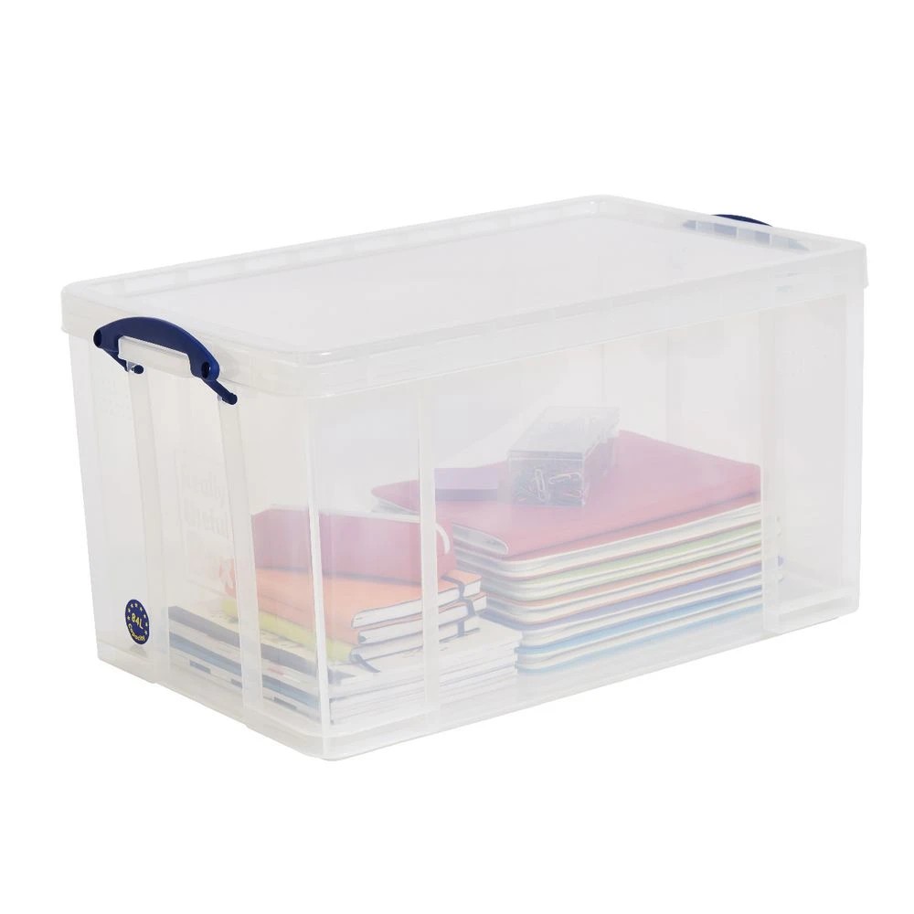 2 Really Useful Box 84L Clear, 2 of 3