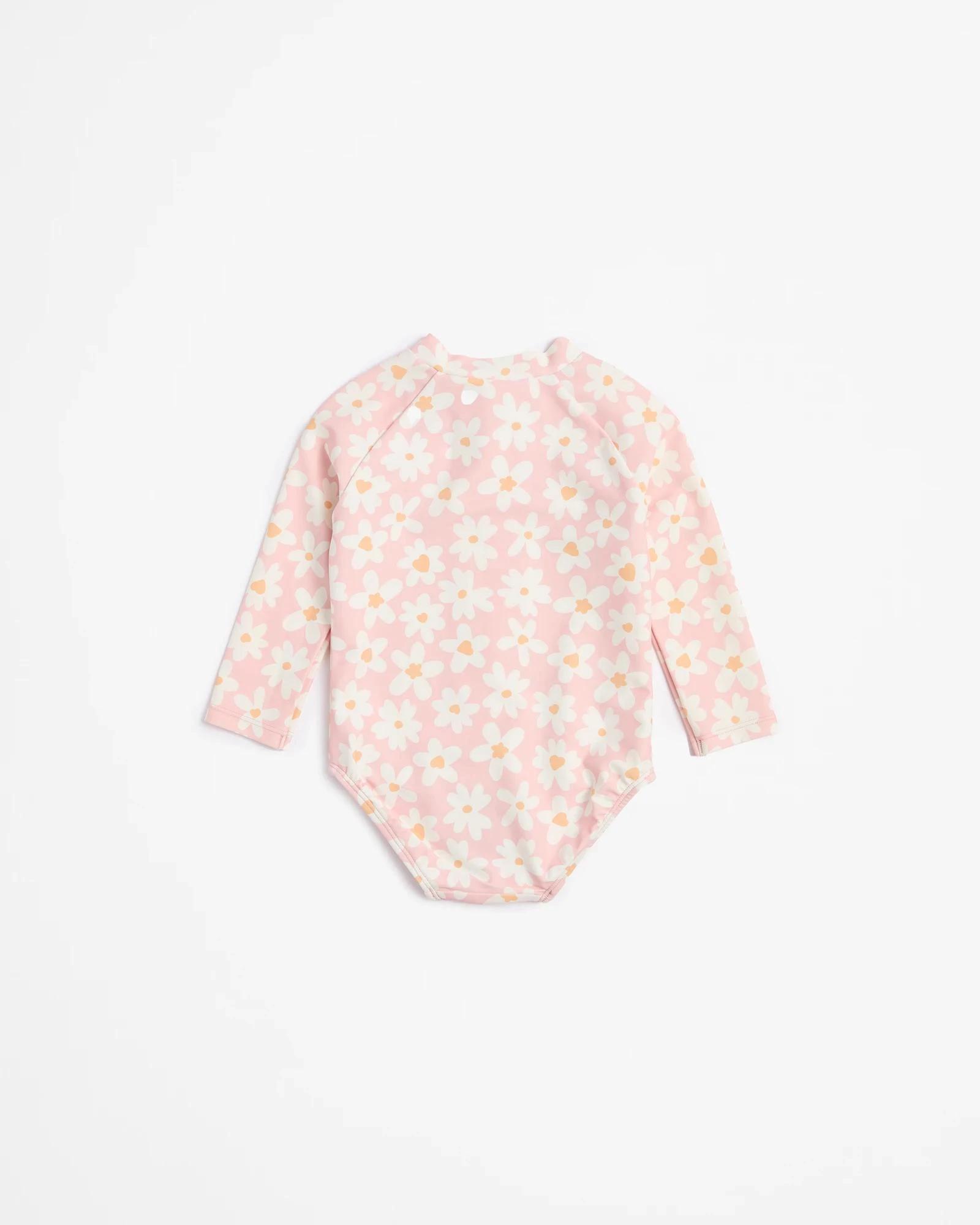 2 Target Baby Unitard Swim Set with Hat 2 Piece DAISIES, 2 of 3