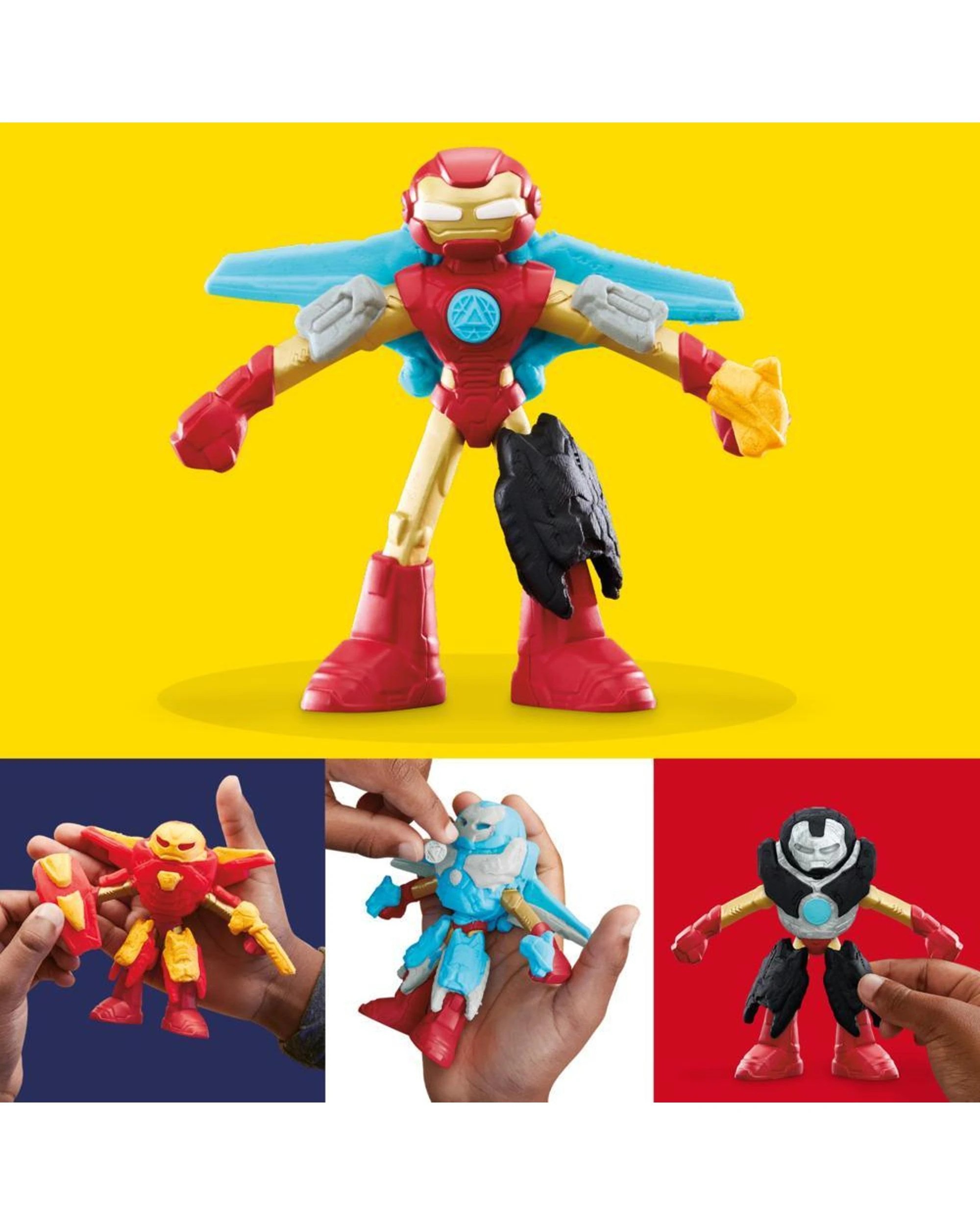 4 Play-Doh Marvel Iron Man Armour Maker Lab, 4 of 9