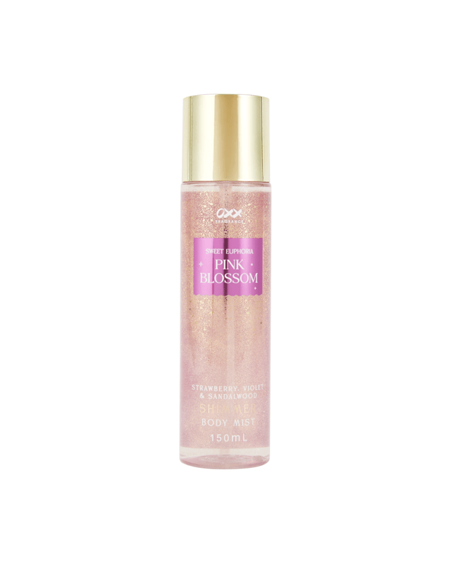OXX Fragrance Sweet Euphoria Pink Blossom Shimmer Body Mist 150ml - Strawberry, Violet and Sandal