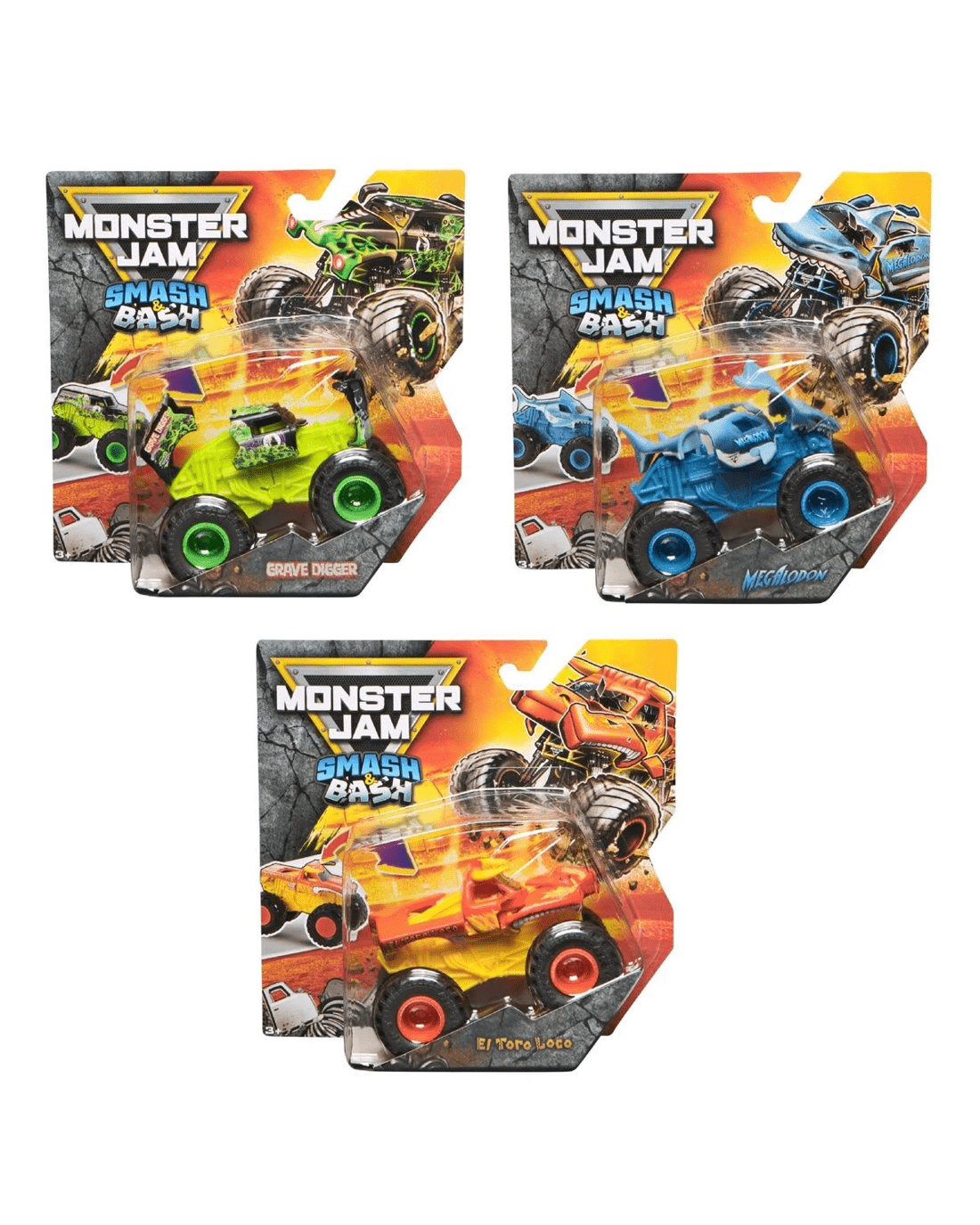 1 Monster Jam 1:64 Smash & Bash Truck - Assorted, 1 of 4