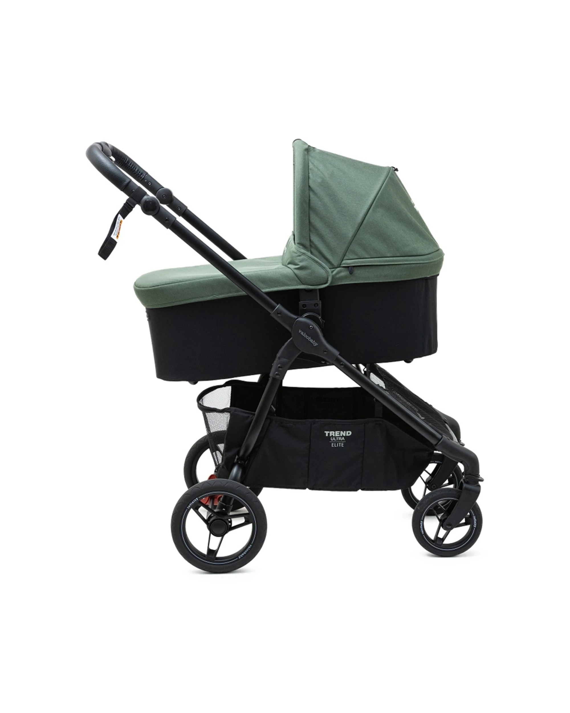3 Valcobaby Trend 4 Ultra Stroller Pram Bassinet Adjustable Hood Security - Green, 3 of 4