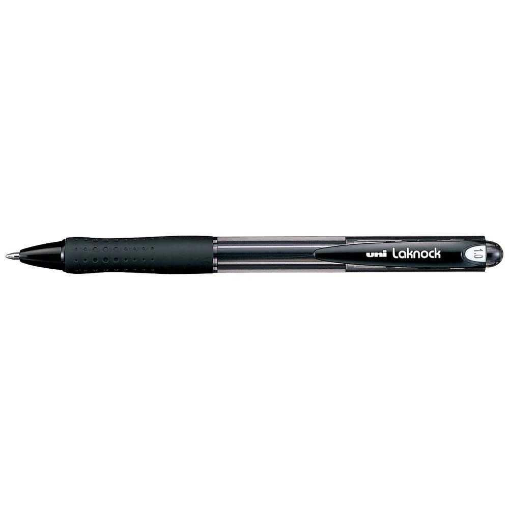 1 Uni Laknock Ballpoint Pen 1.0mm Black, 1 of 1