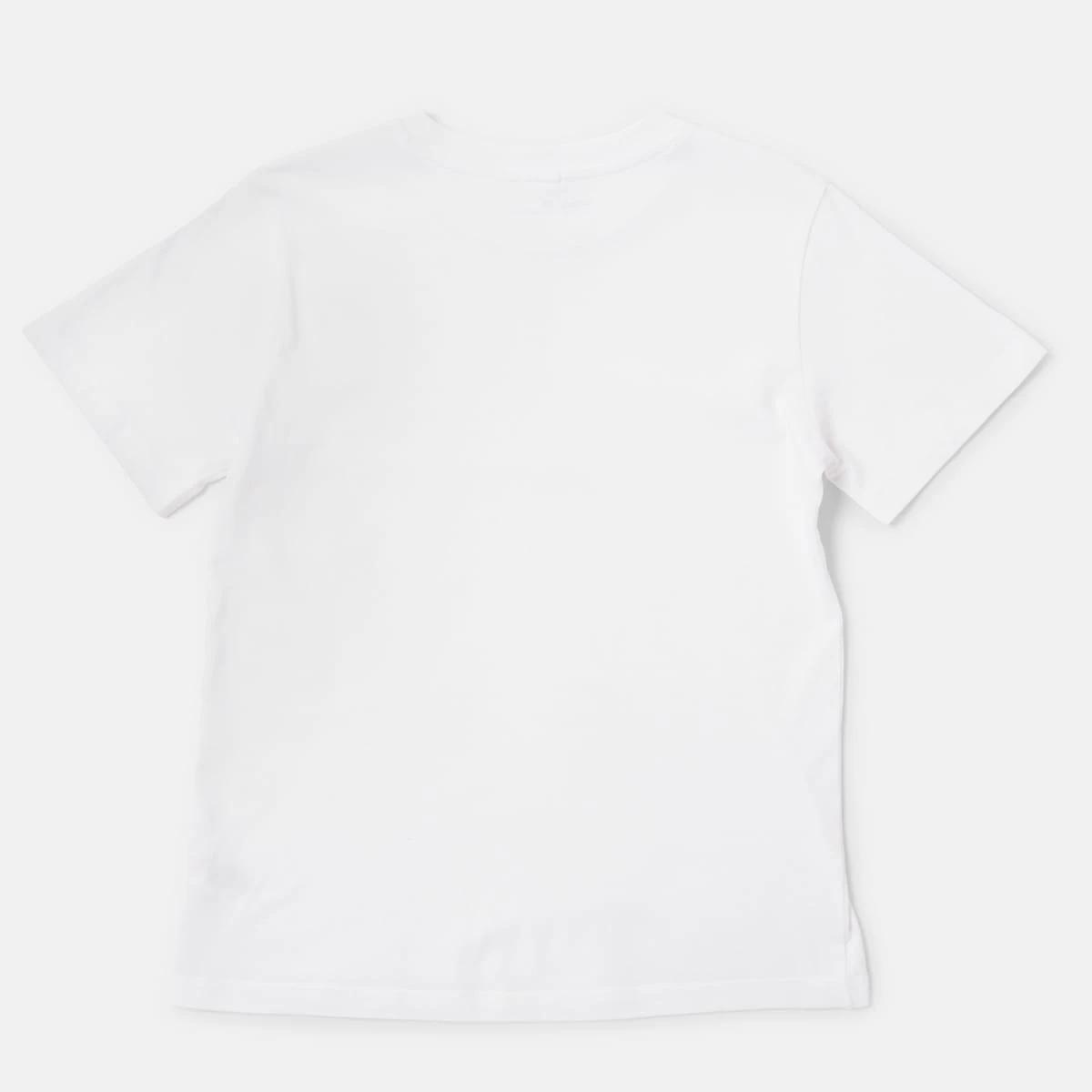 6 Short Sleeve Plain T-shirt WHITE, 6 of 7