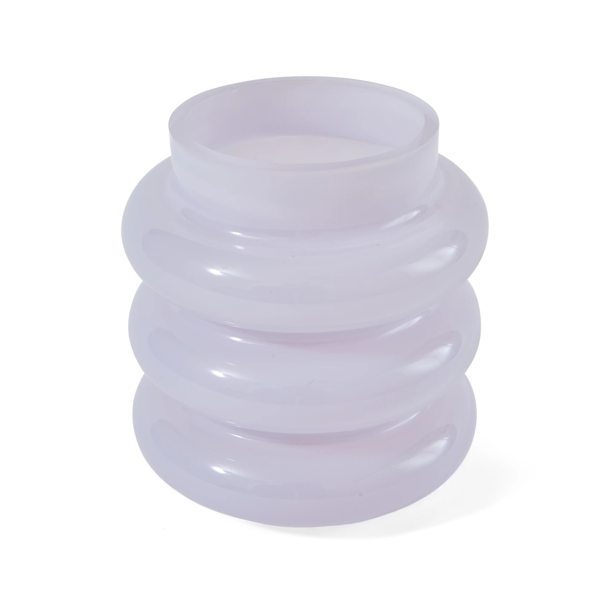 4 Lilac Bubble Glass Vase, 4 of 5