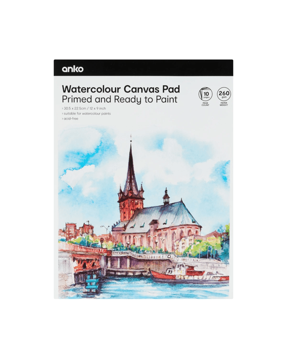 Watercolour Canvas Pad