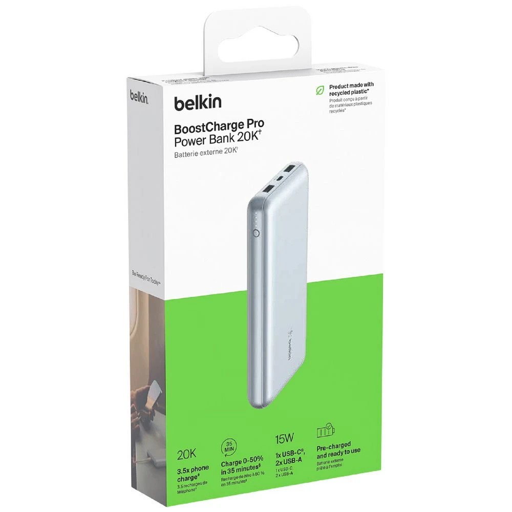 6 Belkin BoostCharge 20K 15W Powerbank Blue, 6 of 7