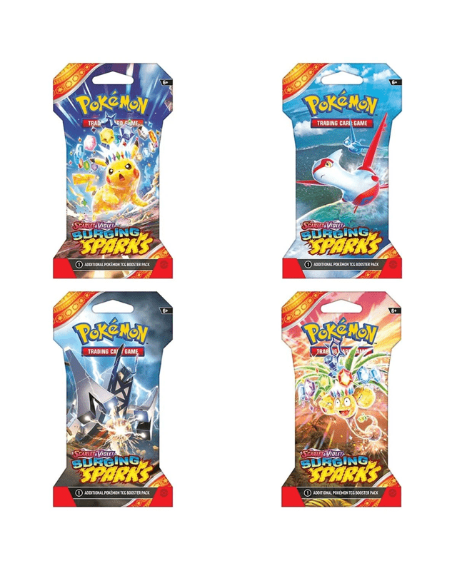 Pokemon Trading Card Game: Scarlet & Violet - Surging Sparks Blister Pack - Asso