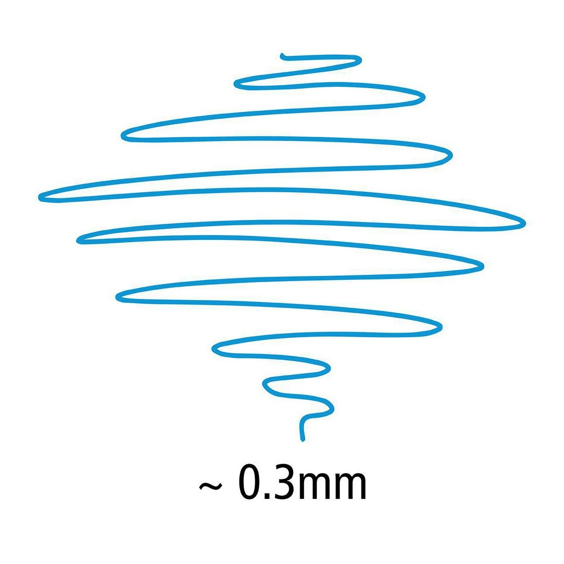 2 Staedtler Triplus 0.3mm Fineliner Light Blue, 2 of 6