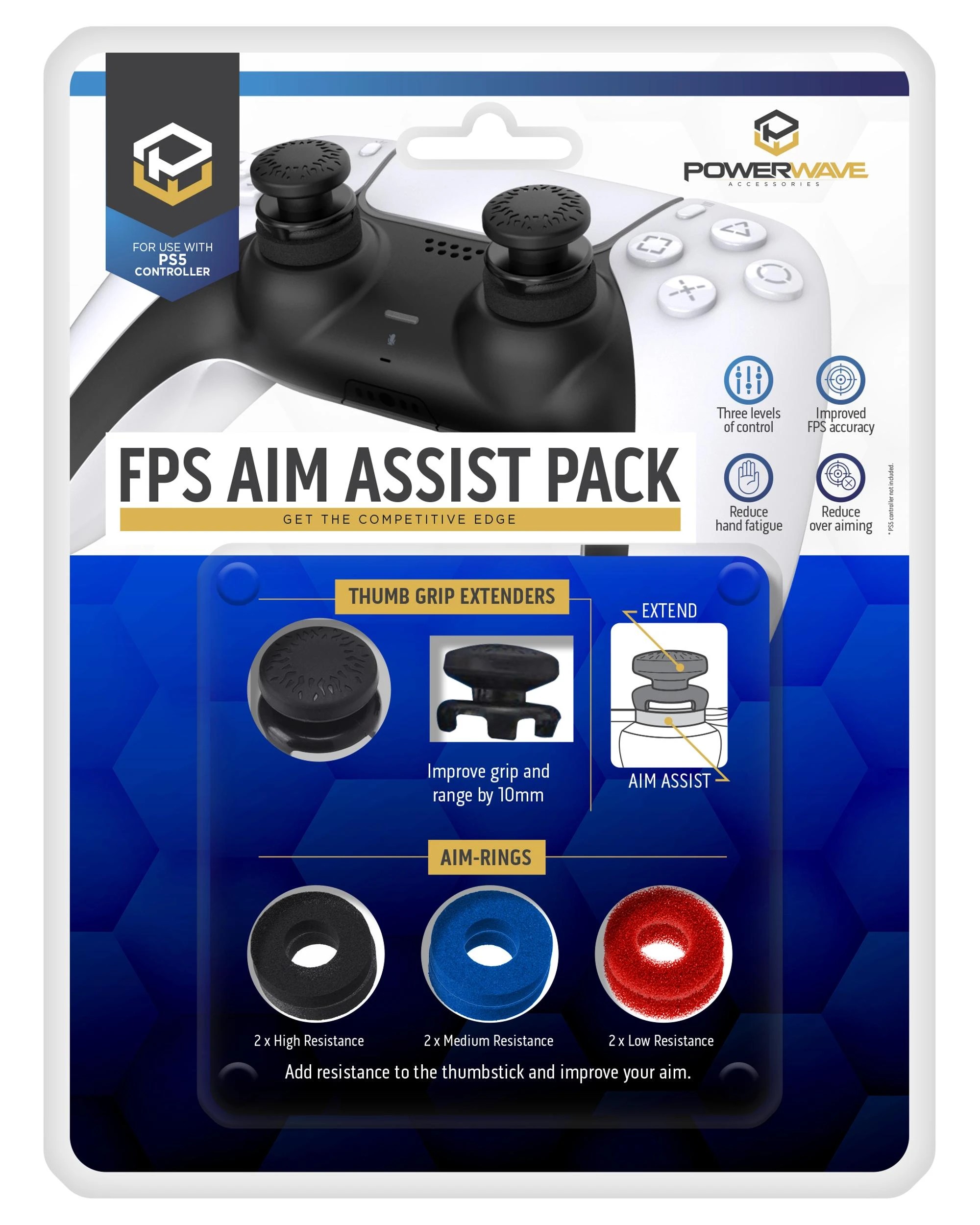 1 Powerwave PS5 FPS Aim Assist Pack - Multi, 1 of 2