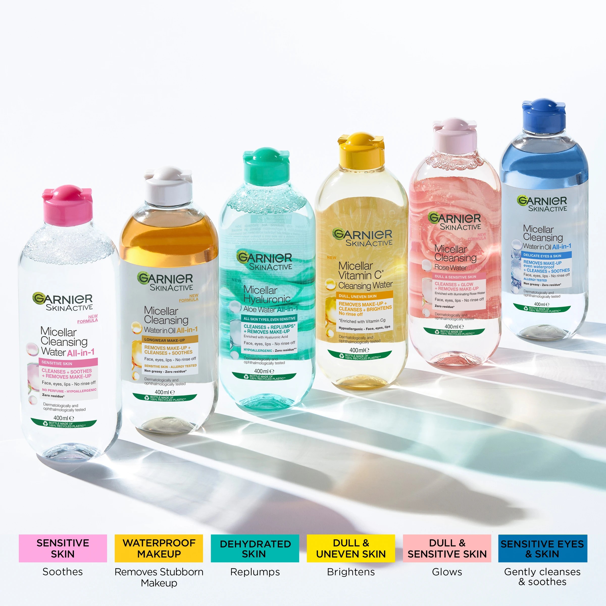 8 Garnier SkinActive All-in-1 Micellar Cleansing Water 400ml - Hyaluronic Acid and Aloe Vera, 8 of 9