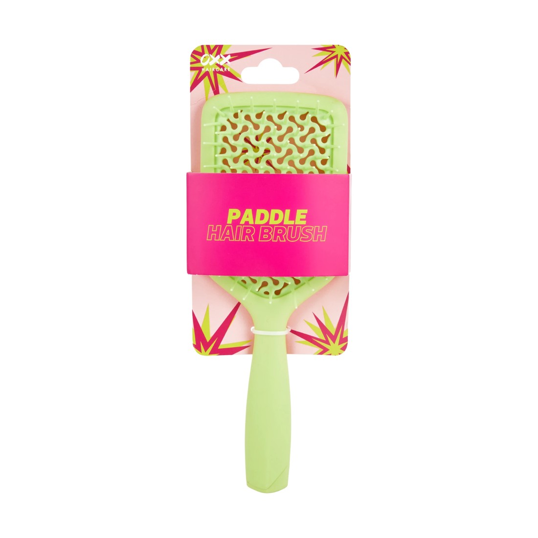 4 OXX Haircare Paddle Hair Brush - Lime, 4 of 4