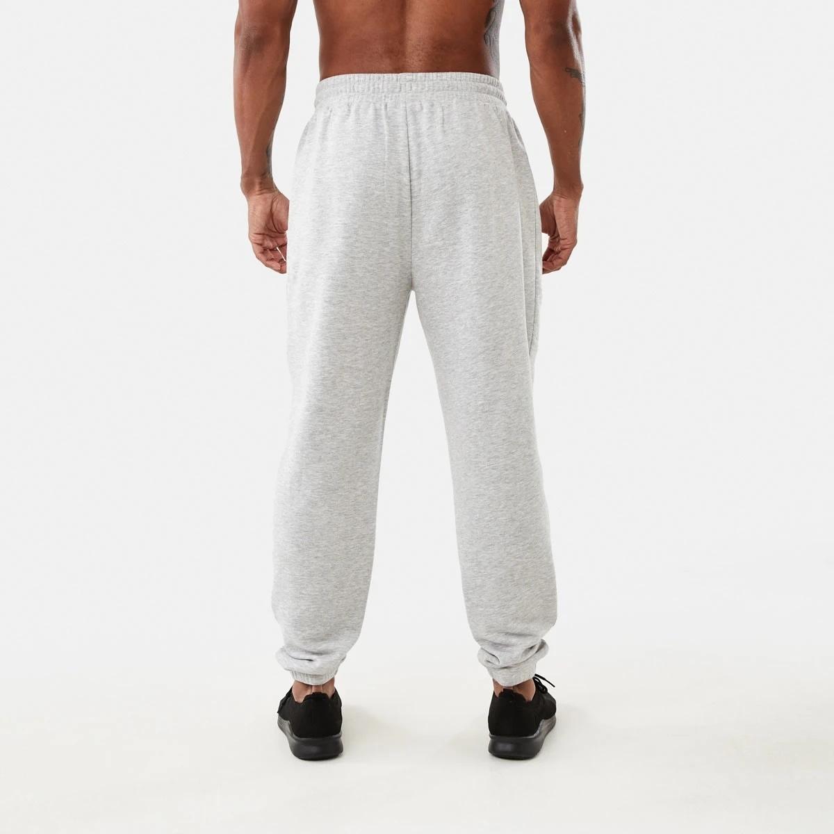 3 Active Mens Panel Trackpants GREY MARLE CORE, 3 of 6