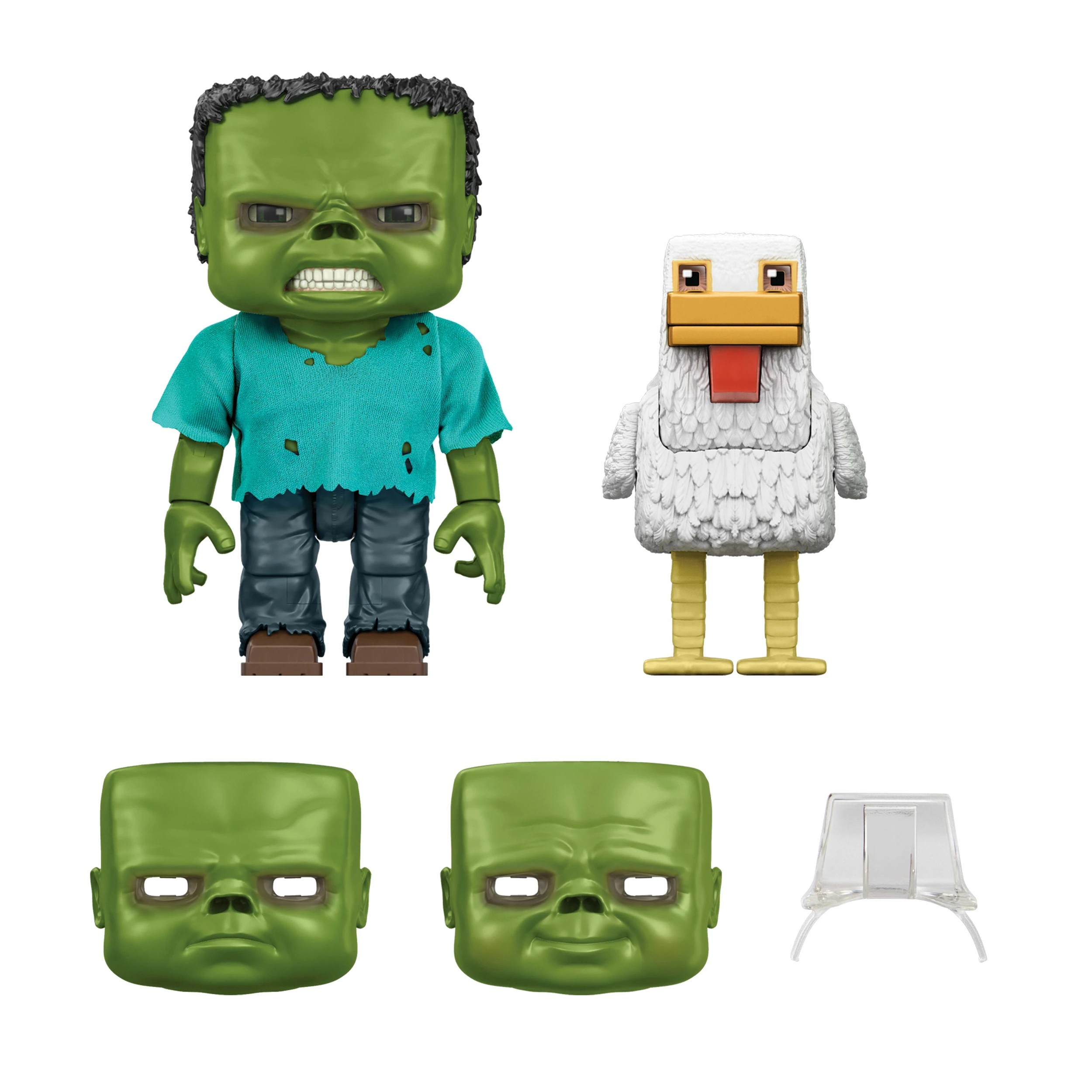 2 Mattel Minecraft Chicken Jockey Figure, 2 of 6