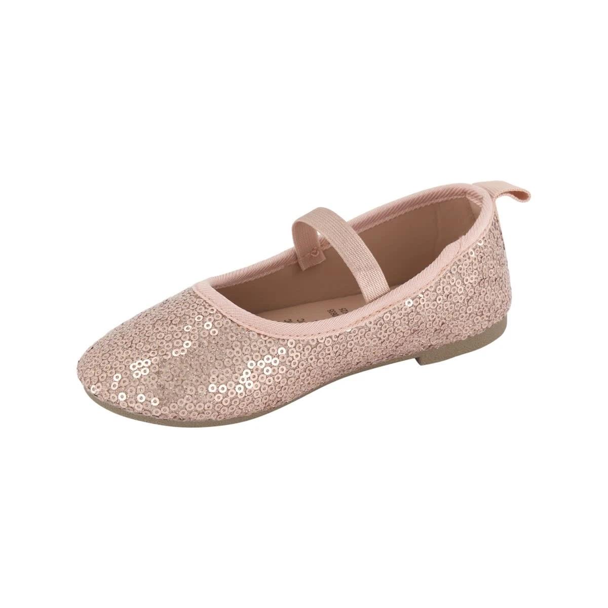 3 Junior Sequin Flats ROSEGOLD SEQUIN, 3 of 5