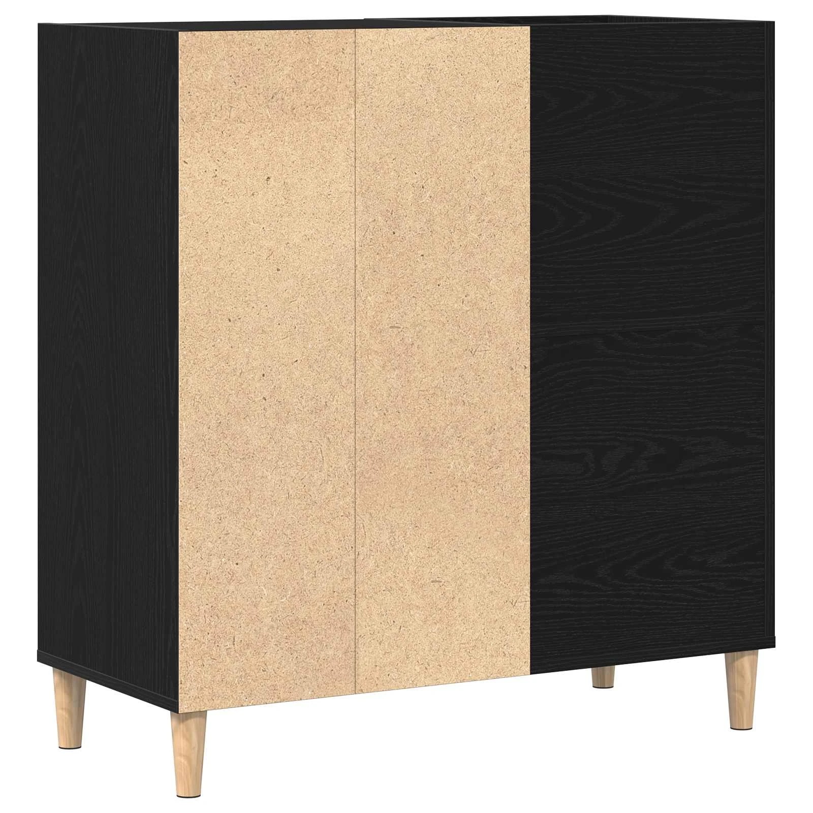7 vidaXL Record Cabinet with Ample Storage Ample Storage - Black, 7 of 10