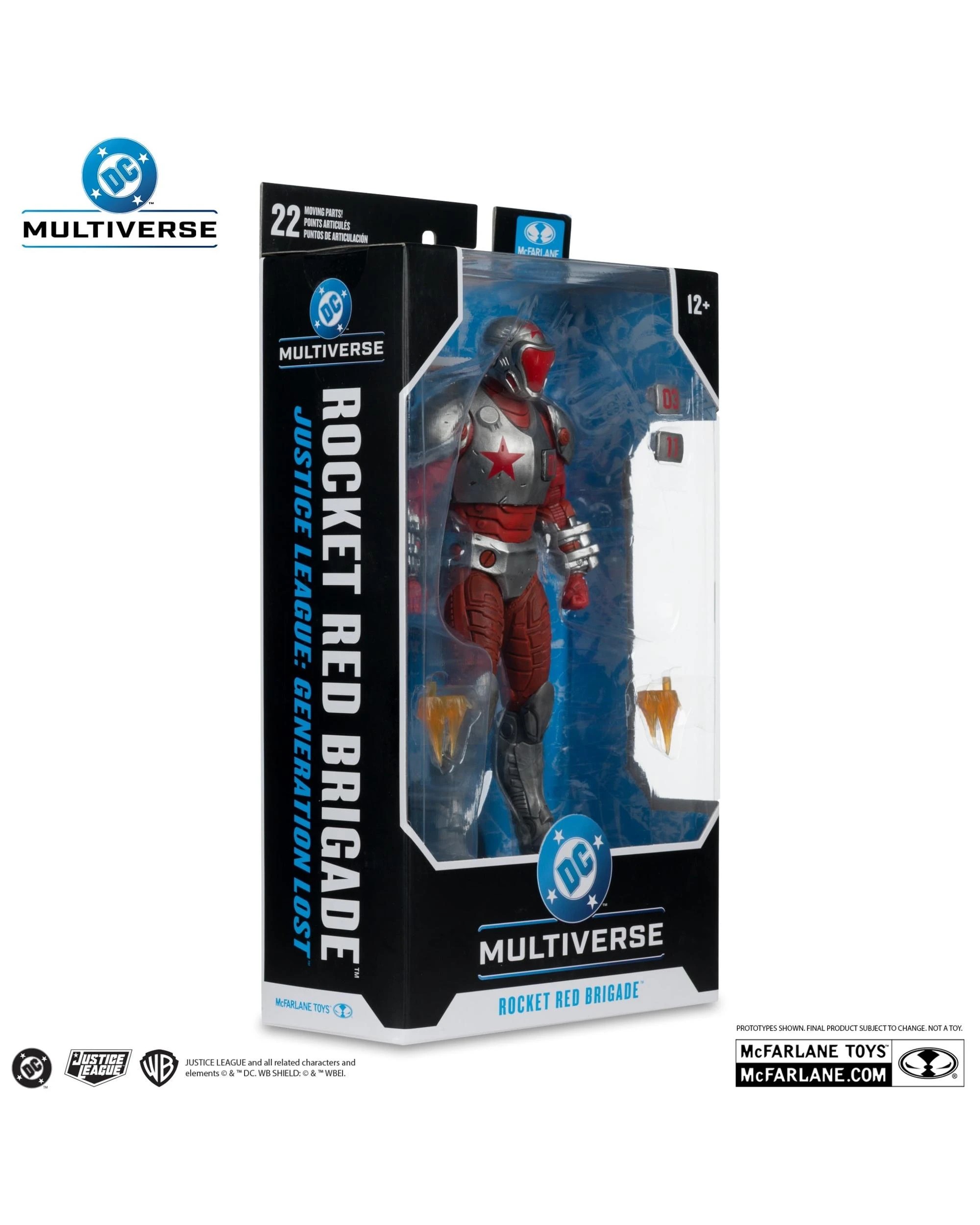 8 DC Multiverse Red Rocket Brigade Justice League Generation Lost 7 inch Action Figure, 8 of 9