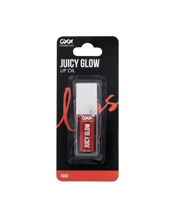 OXX Cosmetics Juicy Glow Lip Oil - Rose