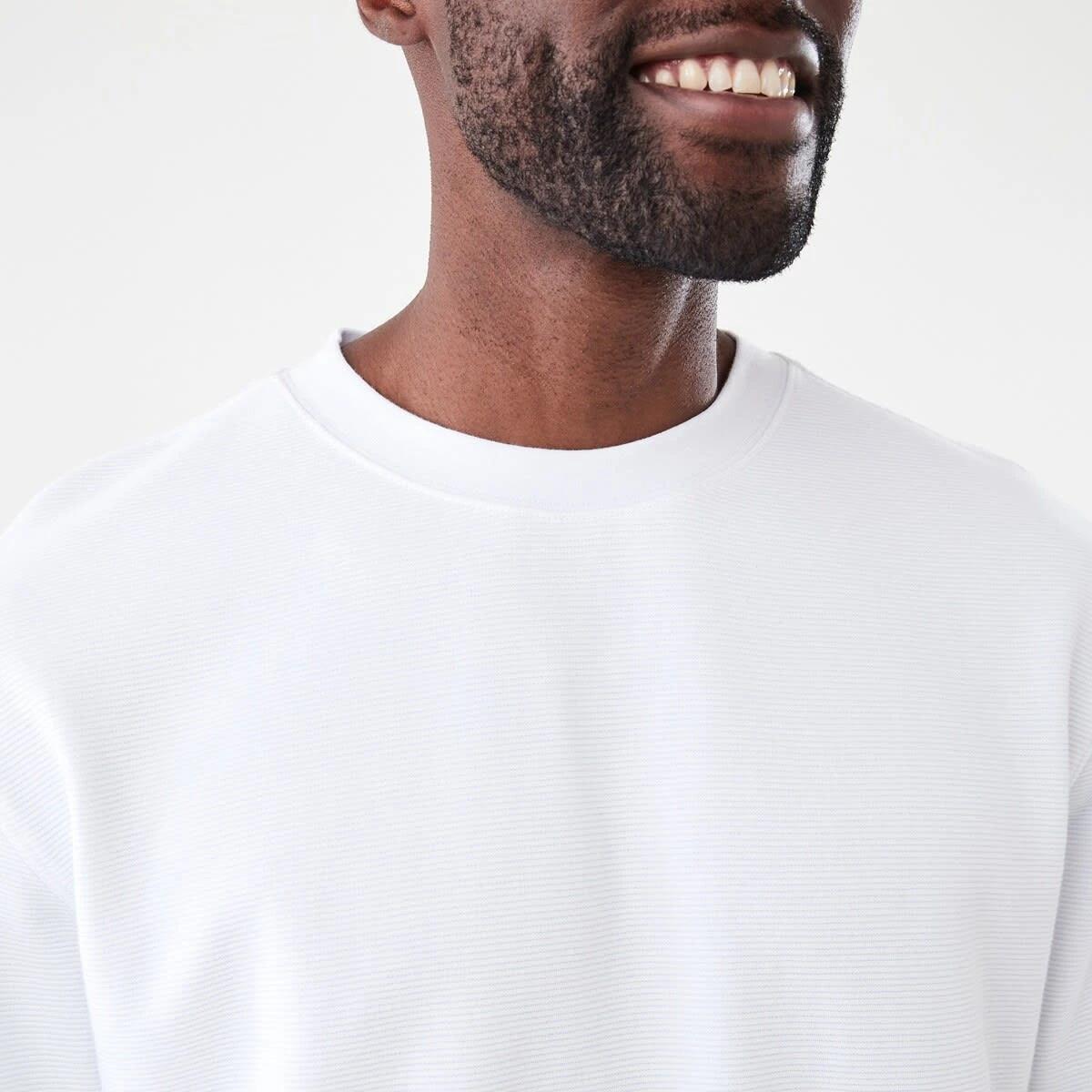 5 Oversized Ottoman T-shirt White, 5 of 5