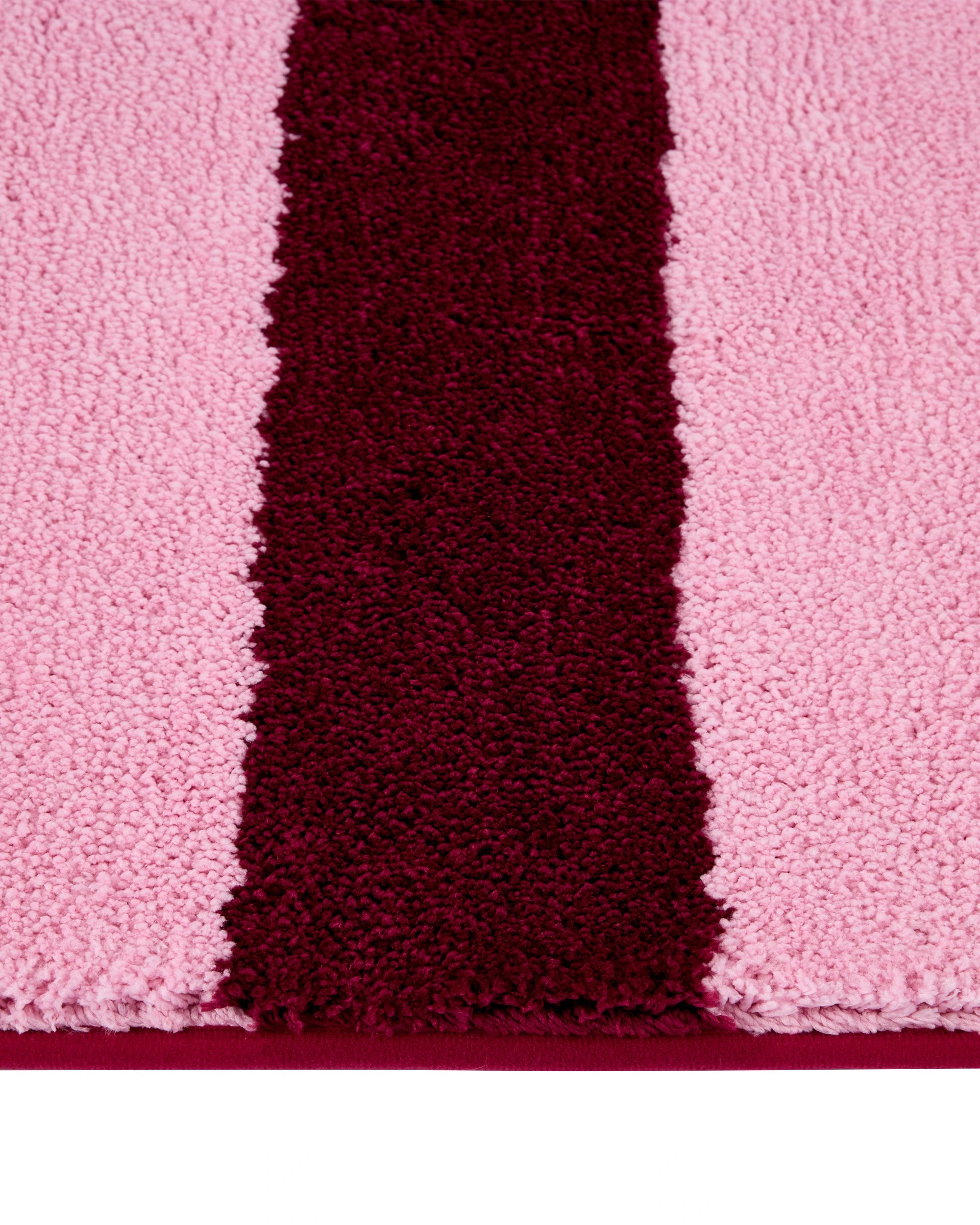 3 Memory Foam Bath Mat - Berry Stripe, 3 of 5