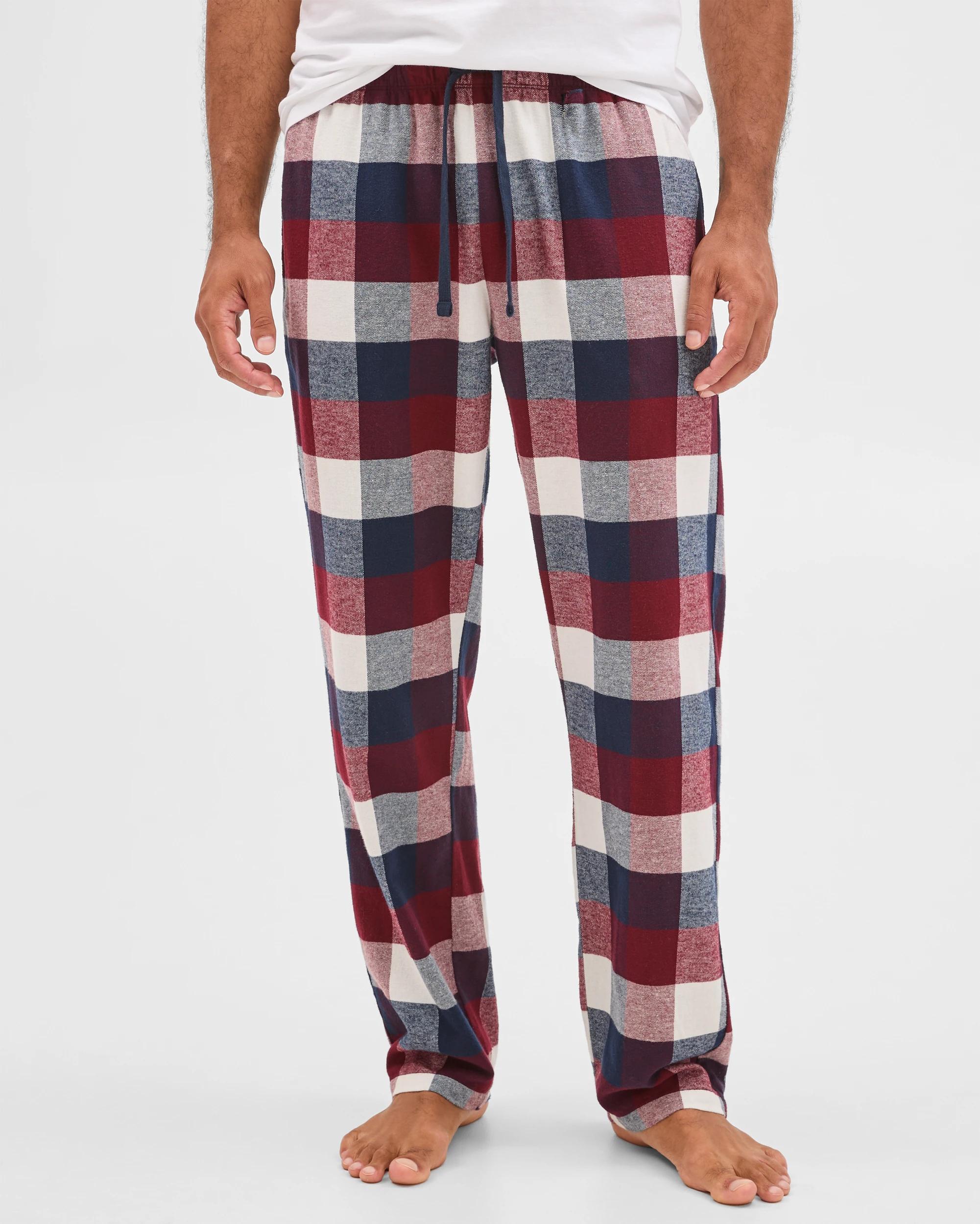 5 Target Man Flannelette Sleep Pant BURGUNDY BUFFALO, 5 of 5