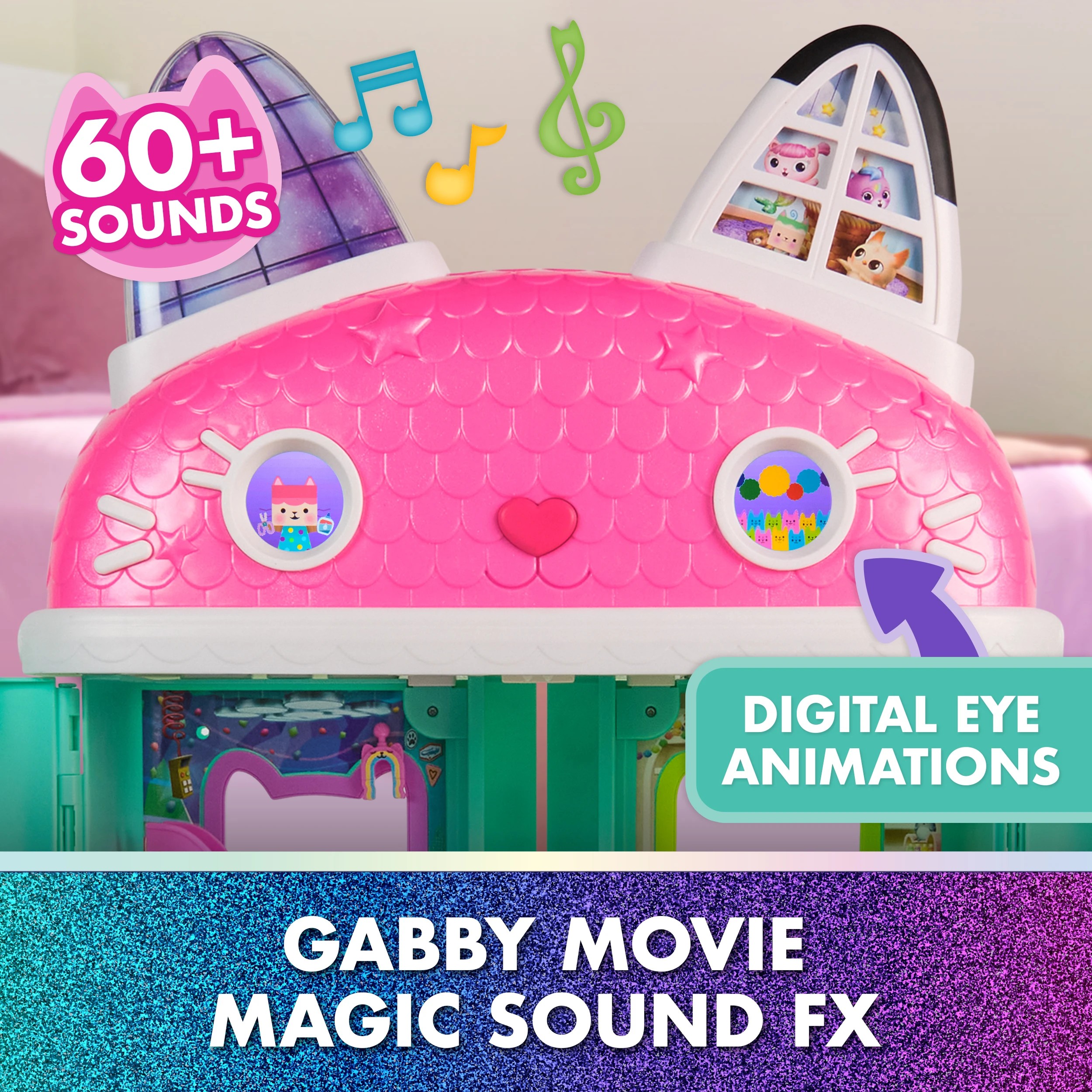 5 Gabby's Dollhouse the Movie Meow-mazing Interactive Dollhouse, 5 of 10