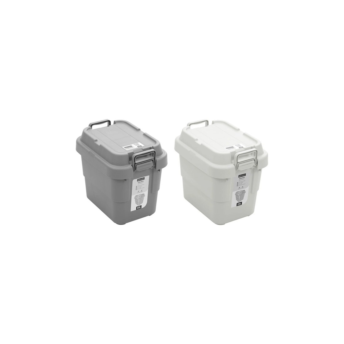 2 Boxsweden Tote Box Storage Container 22L Storage Transport Box With Lid
 - multi, 2 of 8