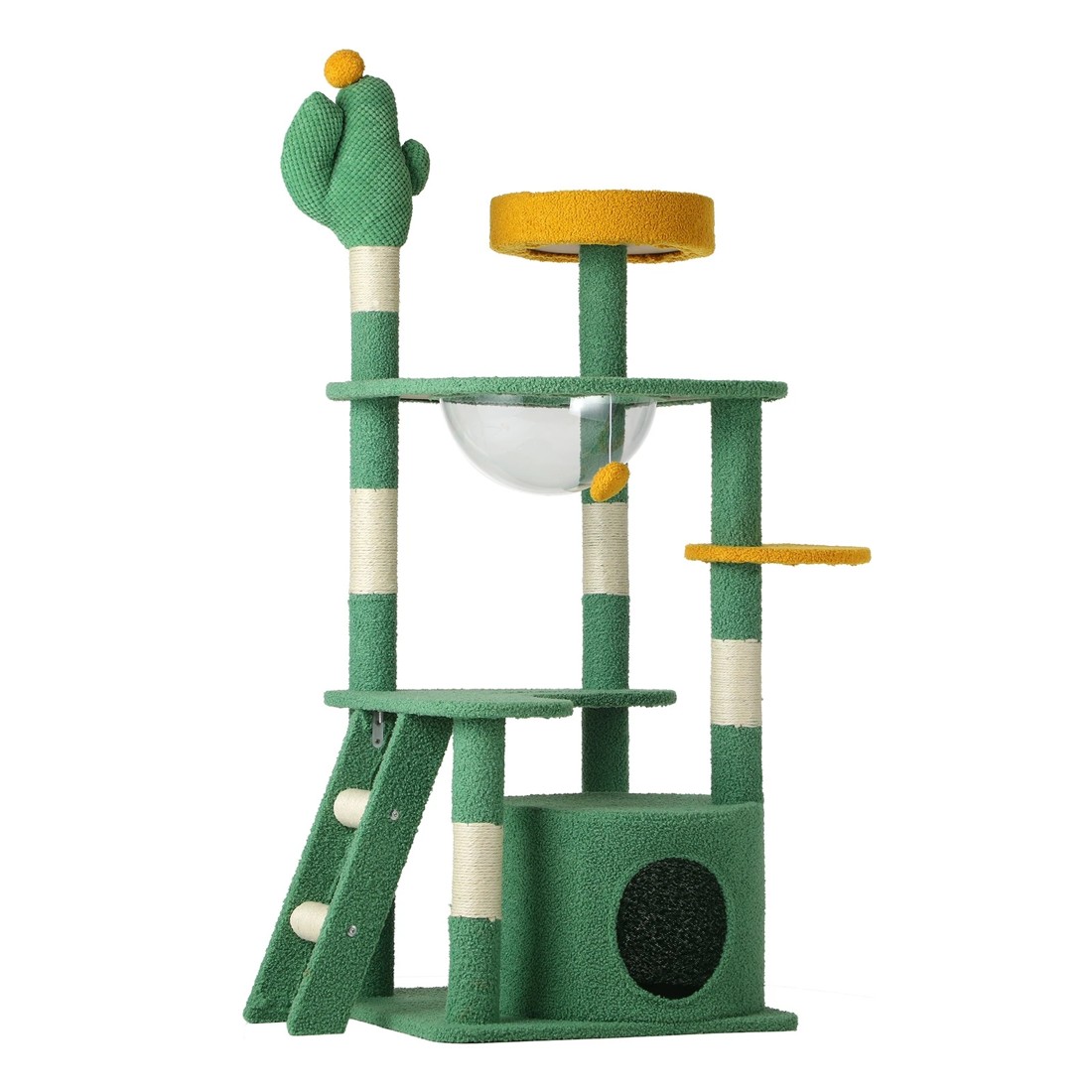 1 Alopet Cat Tree Tower Scratching Post 130cm Furniture Scratcher Pet Condo House
 - Green, 1 of 9