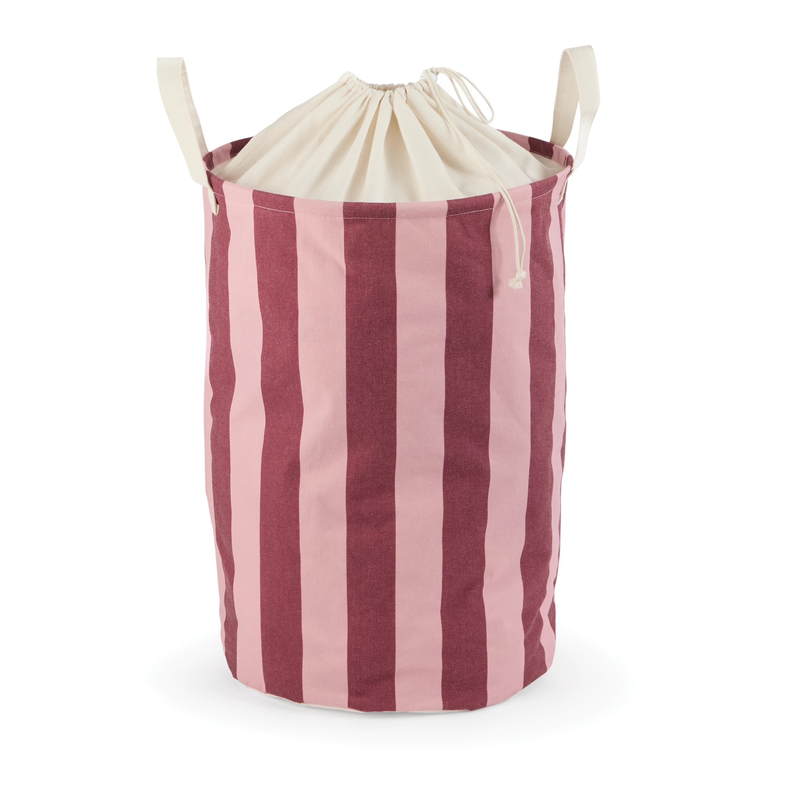 2 Striped Pop Up Laundry Hamper - Red and Pink, 2 of 9